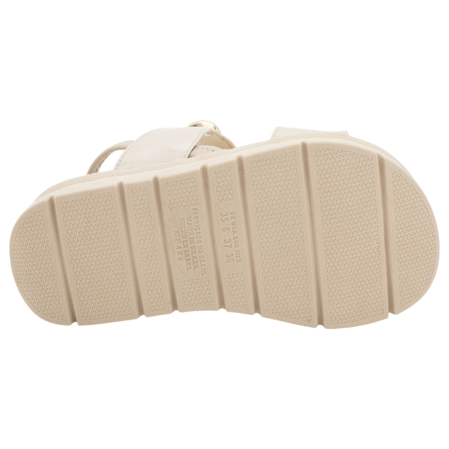 Sandália Feminina Mississipi MF992 - Bege Bege 4