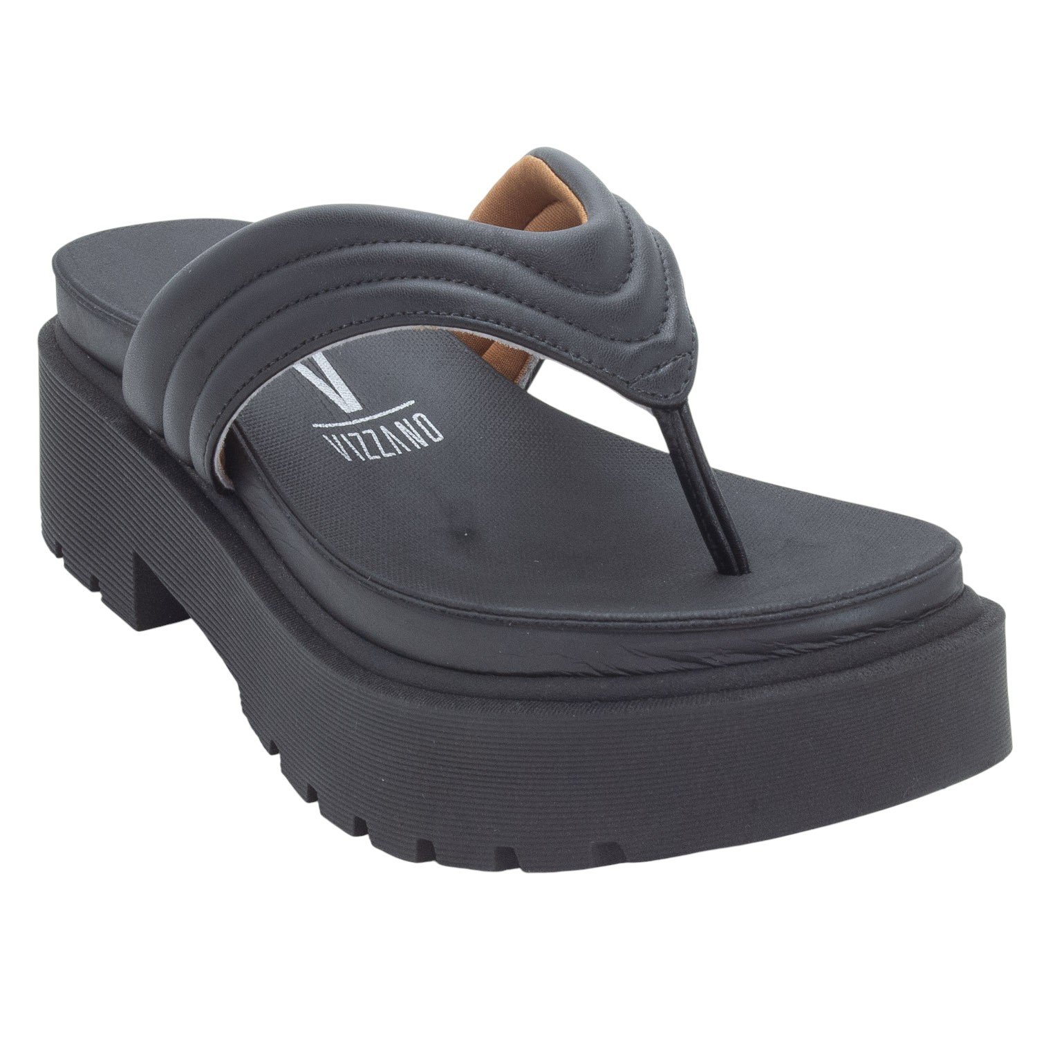 Tamanco Feminino Vizzano 6499.126 - Preto Preto 2