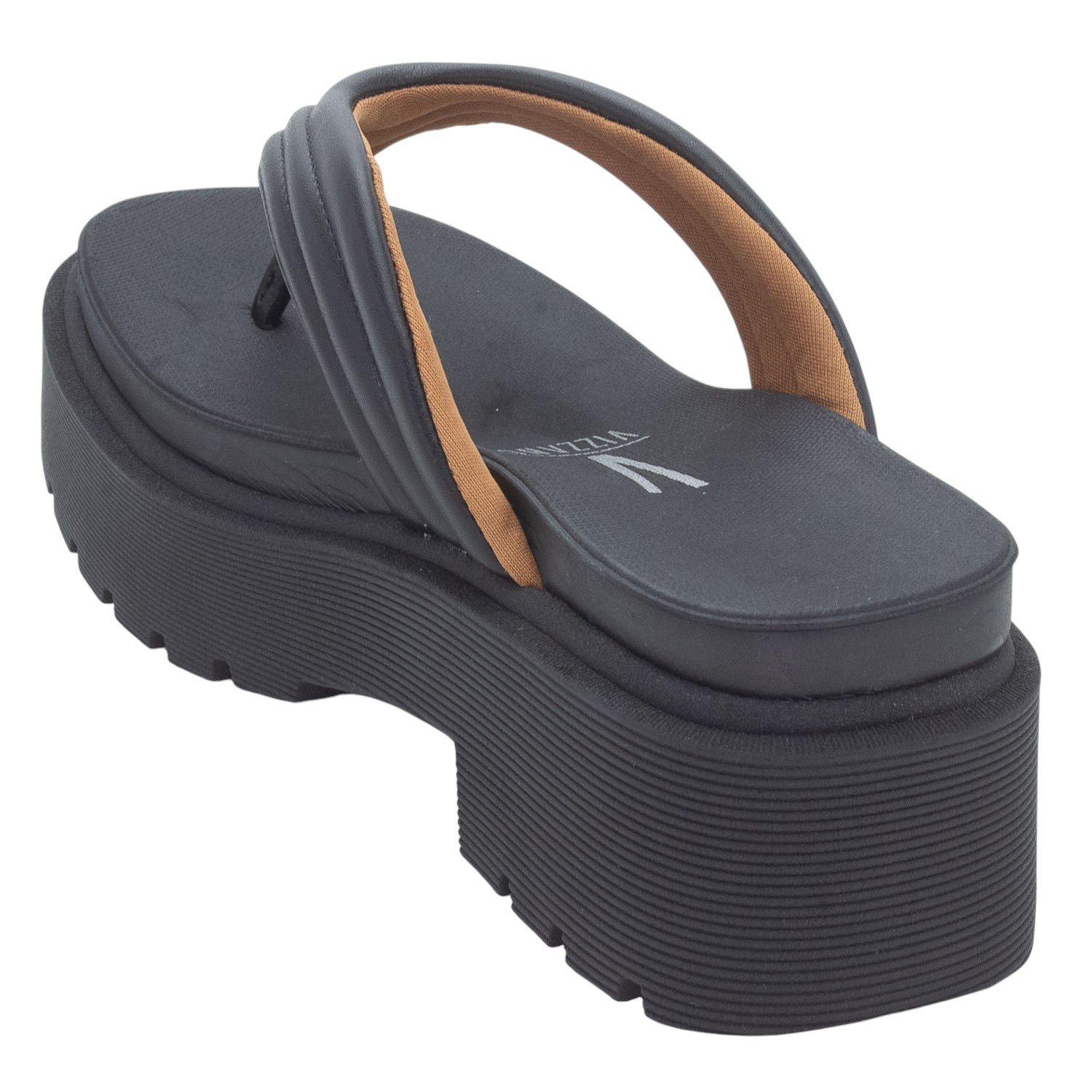 Tamanco Feminino Vizzano 6499.126 - Preto Preto 3