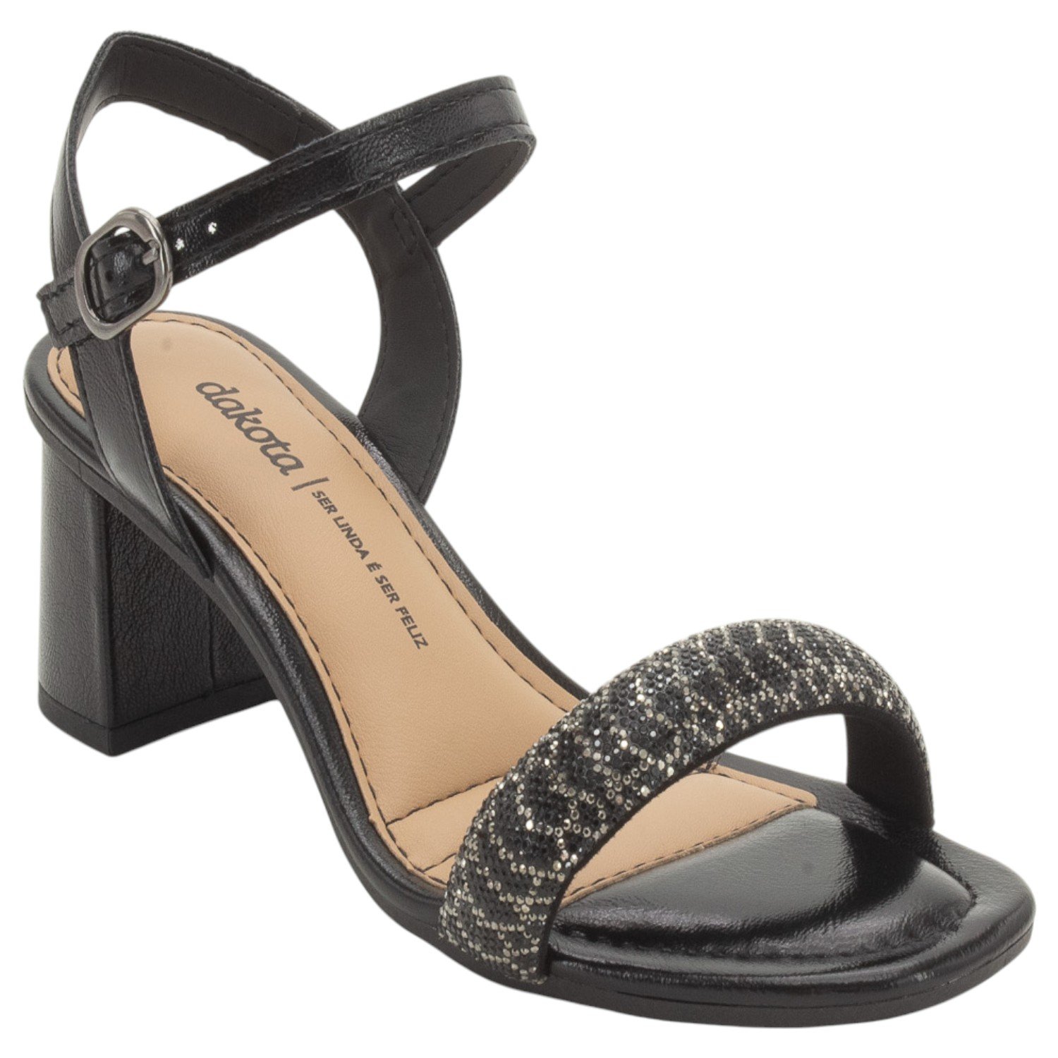 Sandália Feminina Dakota Y9741 - Preto Preto 2