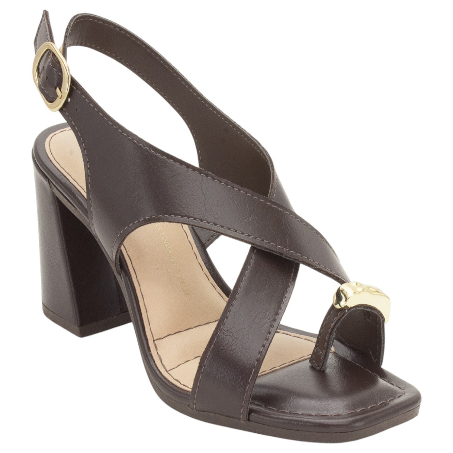 Sandália Feminina Dakota Y9152 - Marrom Marrom 2