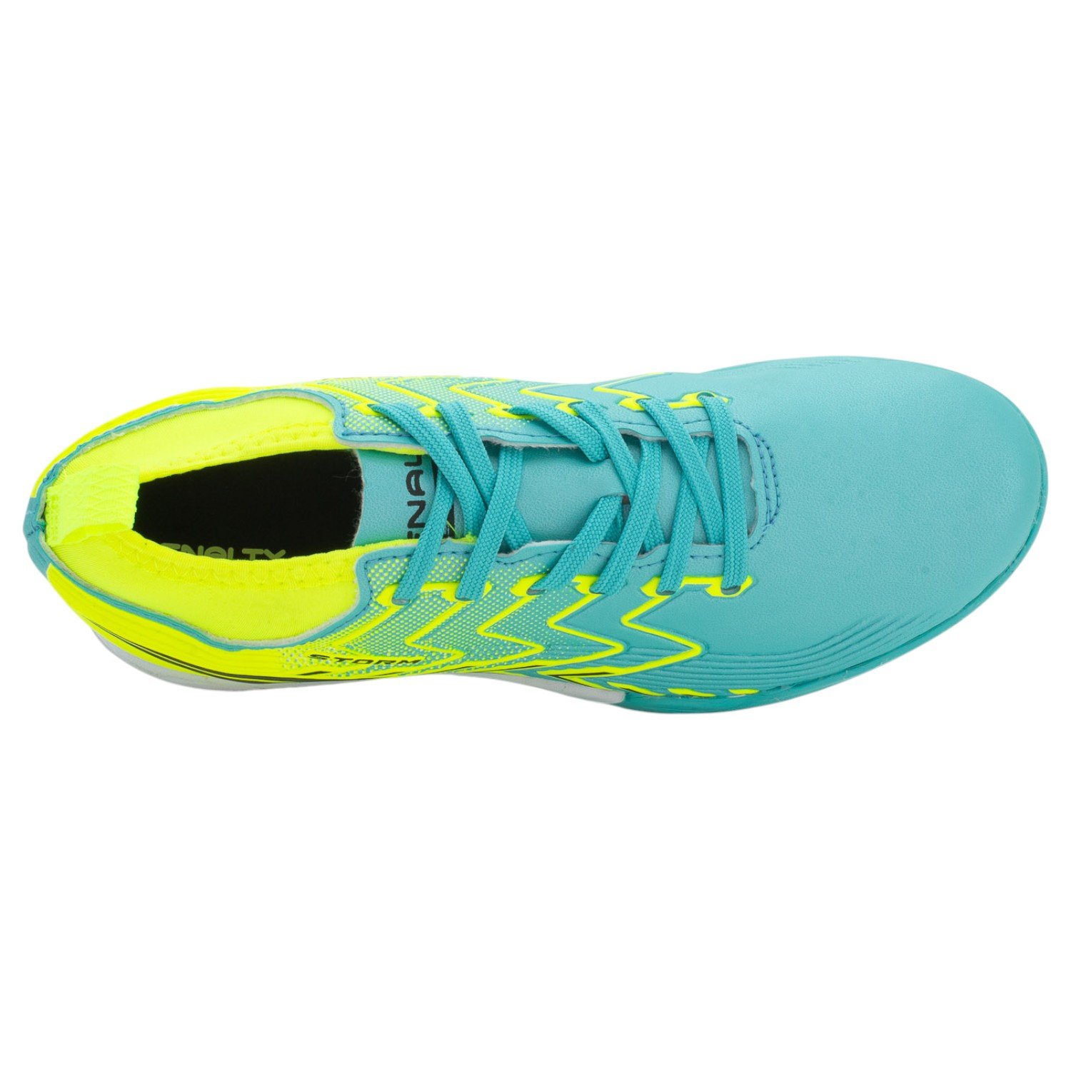 Chuteira Society Masculina Penalty Storm Y-3 - Azul Verde 5