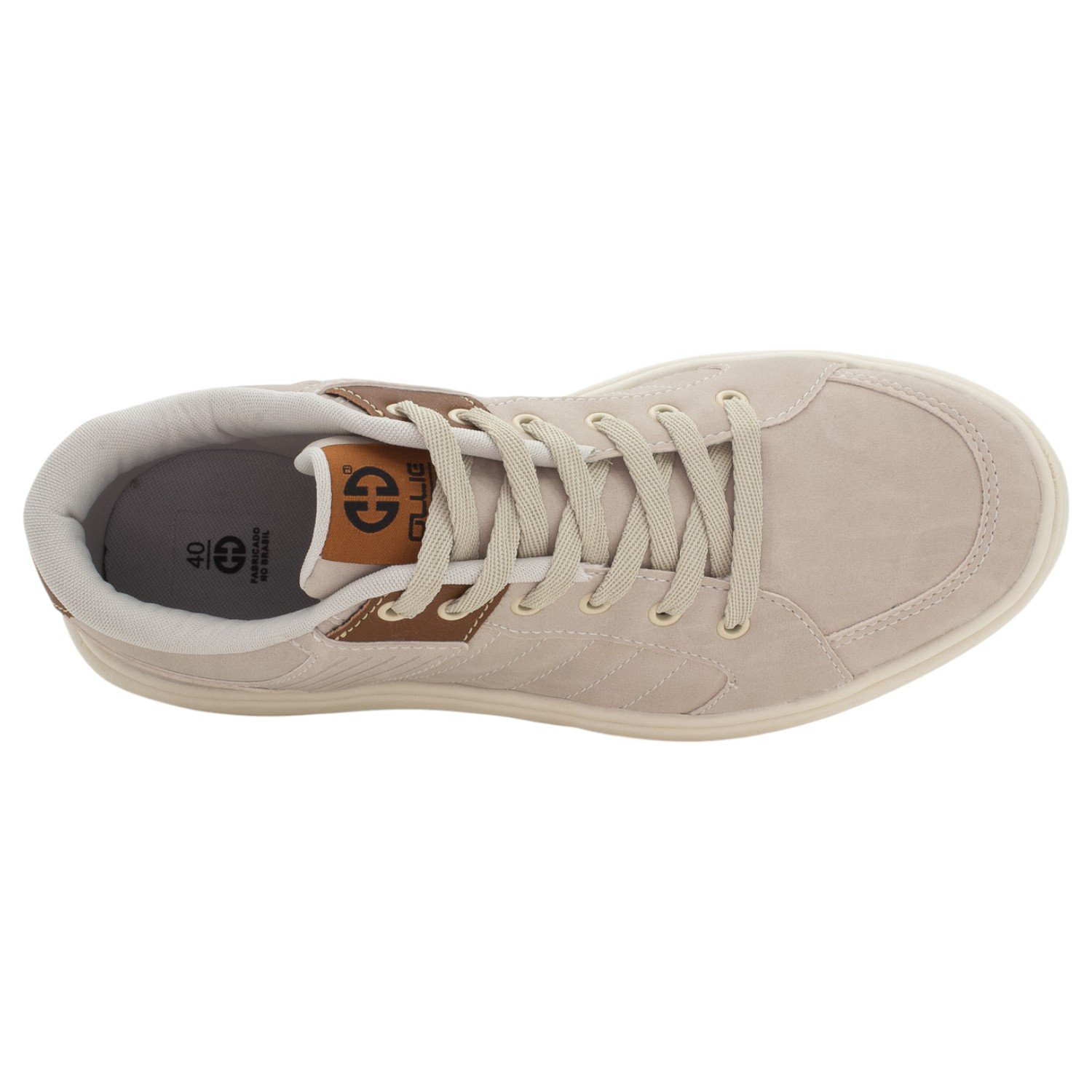 Sapatênis Masculino Ollie Miami 2 - Bege Bege 5