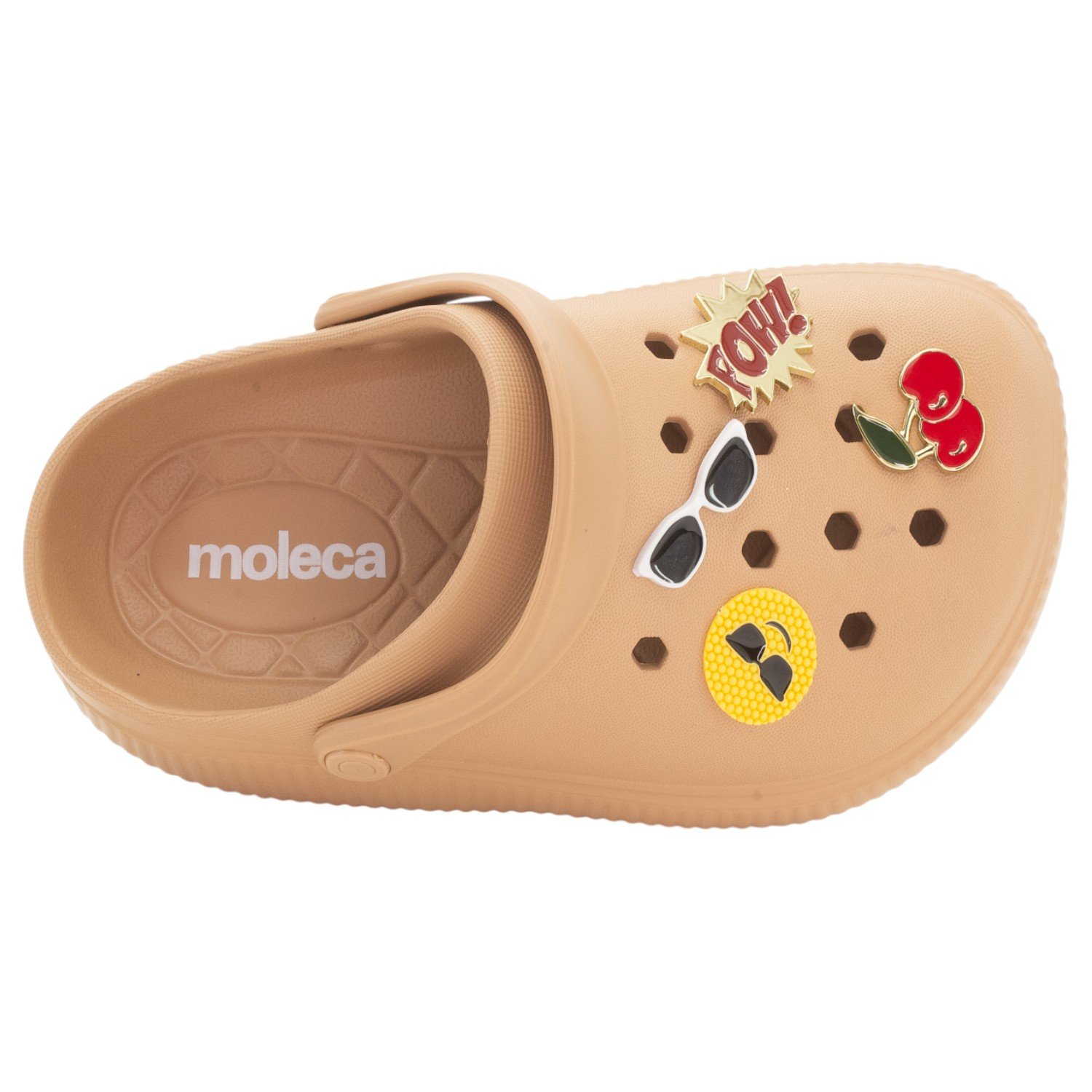 Babuche Feminino Moleca 5832.101 - Nude Bege 5