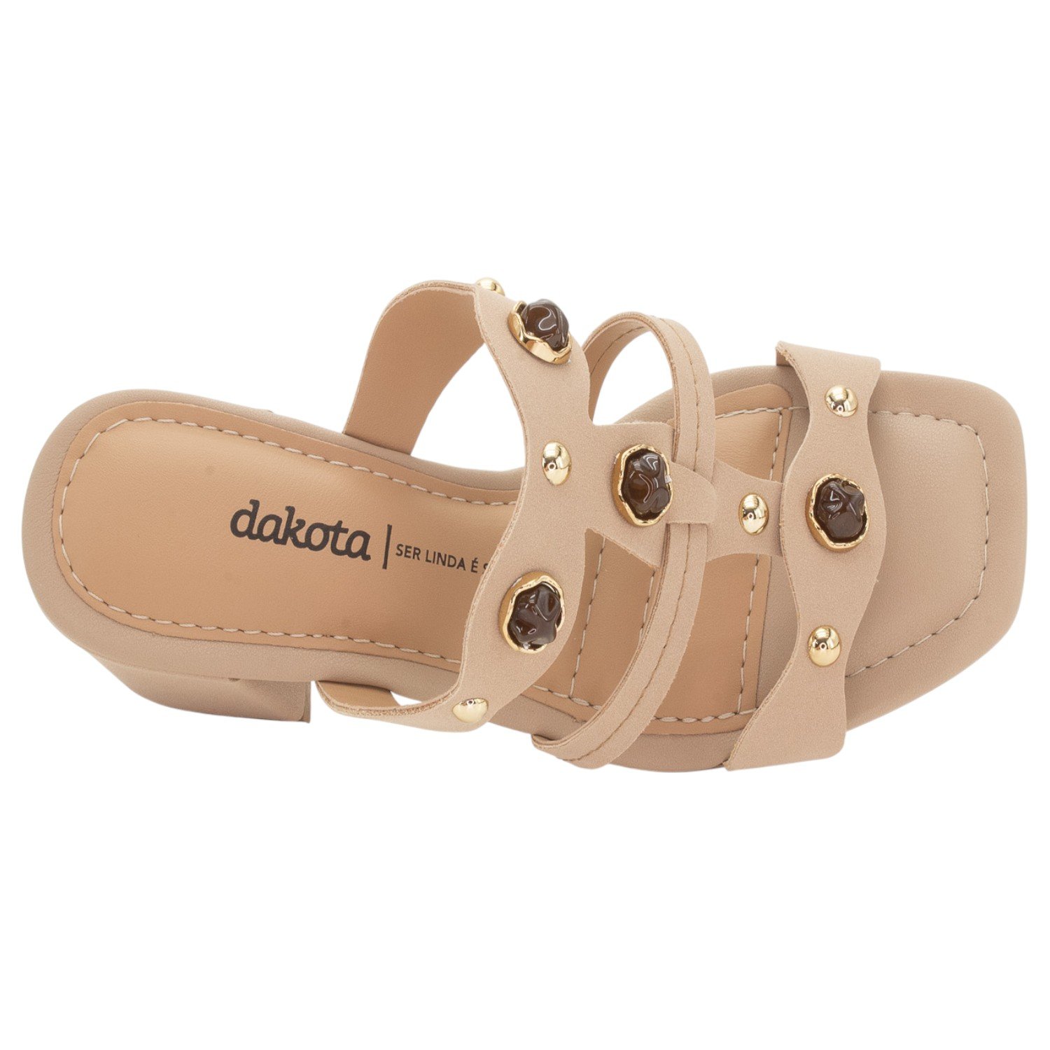 Tamanco Feminino Dakota Y9582 - Cappuccino Bege 5