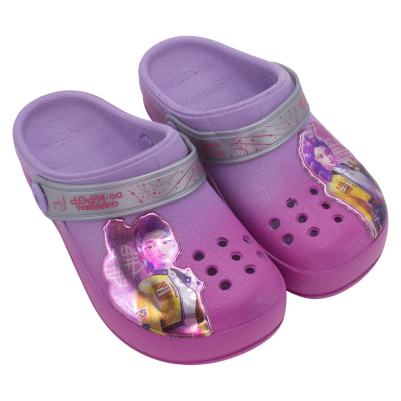 Babuche Infantil Menina Grendene Guerreiras Do K-POP Huntrix - Lilás
