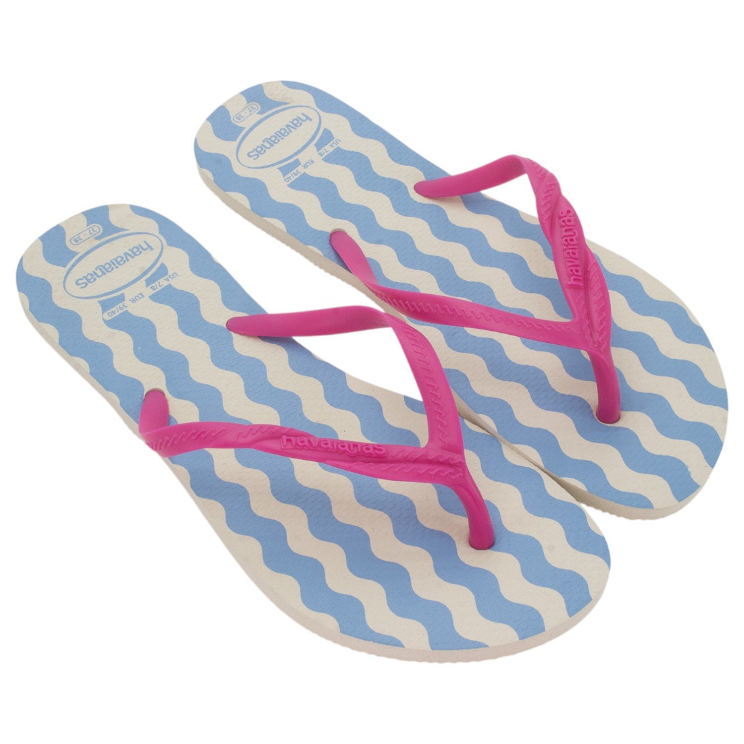 Chinelo Feminino Havaianas Fantasia Style II - Azul
