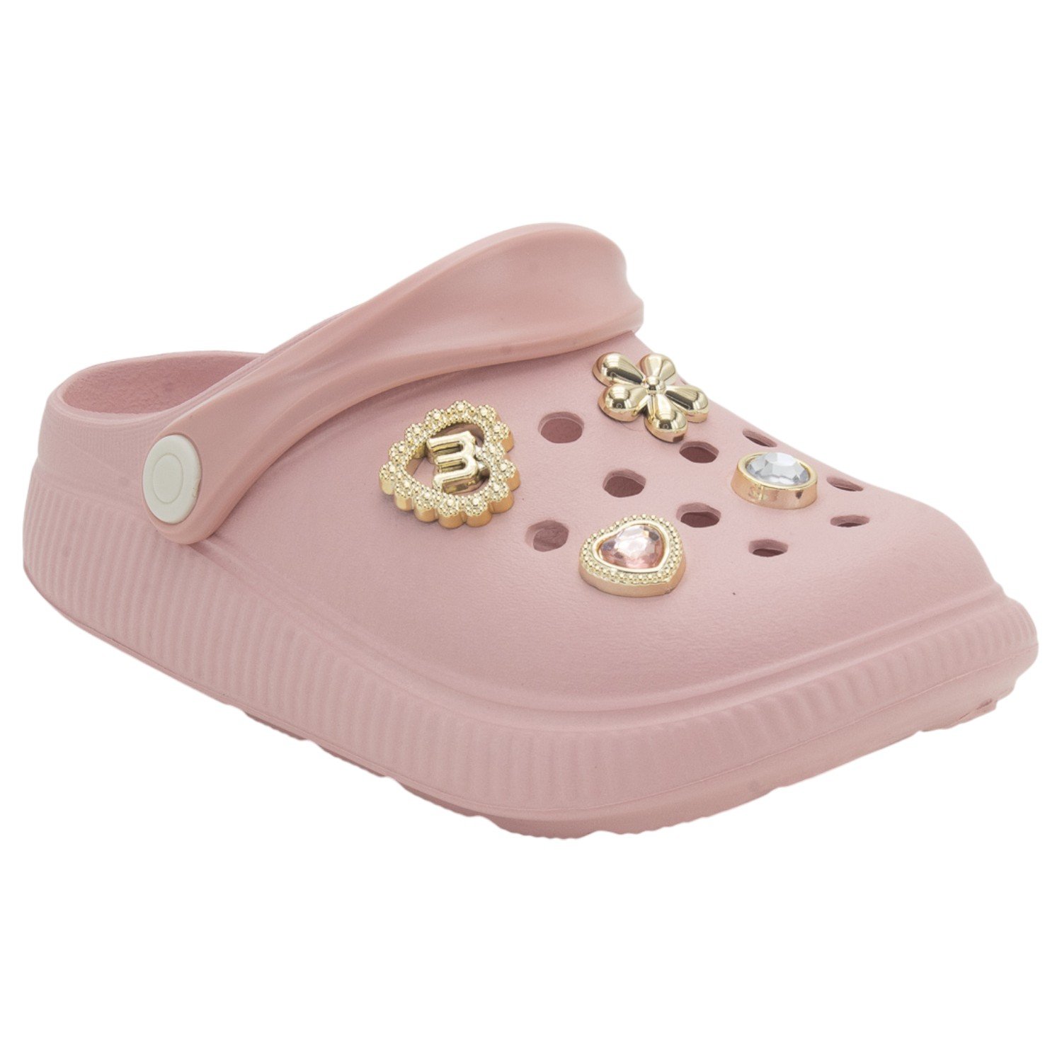 Babuche Infantil Menina Molekinha 2591.103 - Rosa Rosa 2