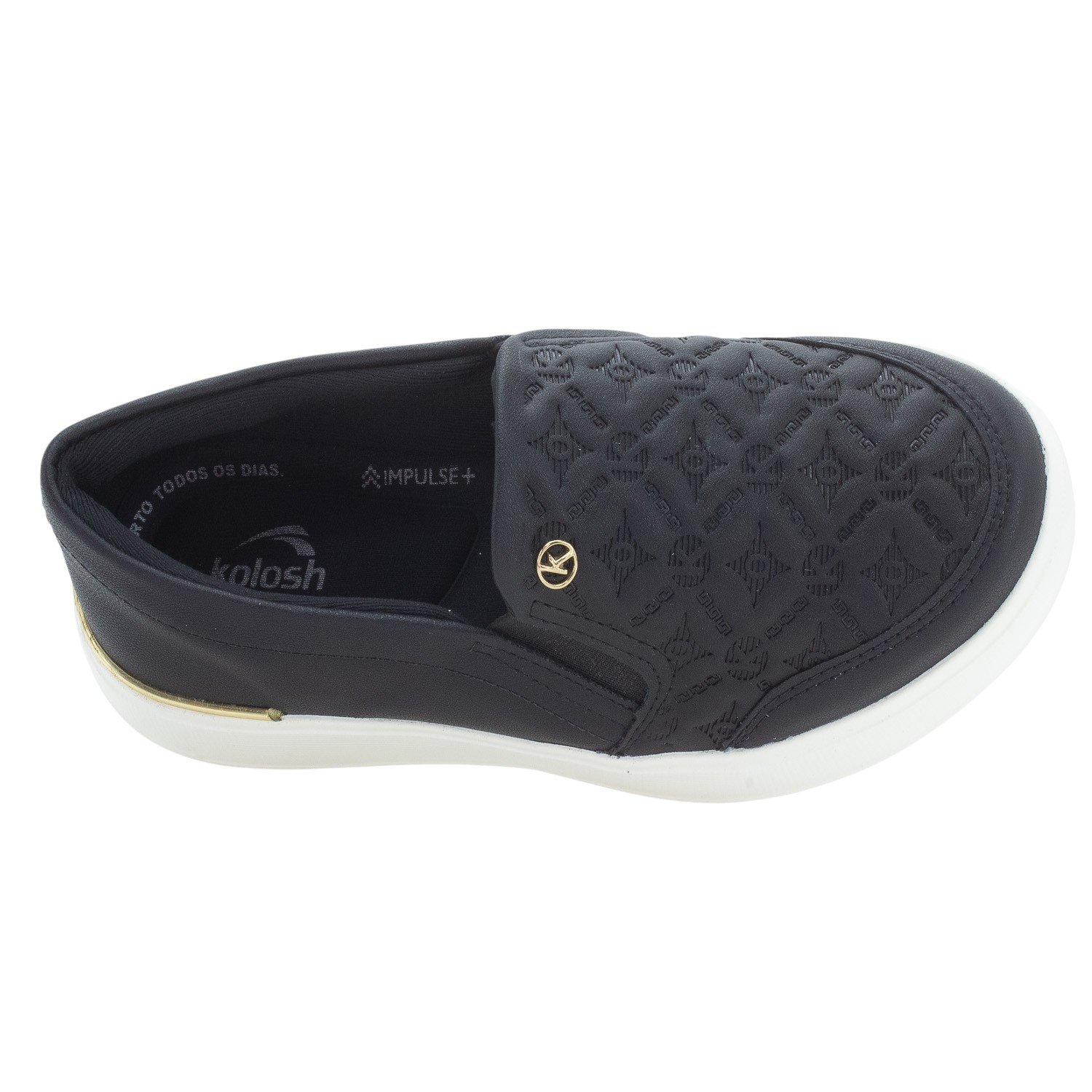 Tênis Feminino Kolosh C4283 - Preto Preto 5