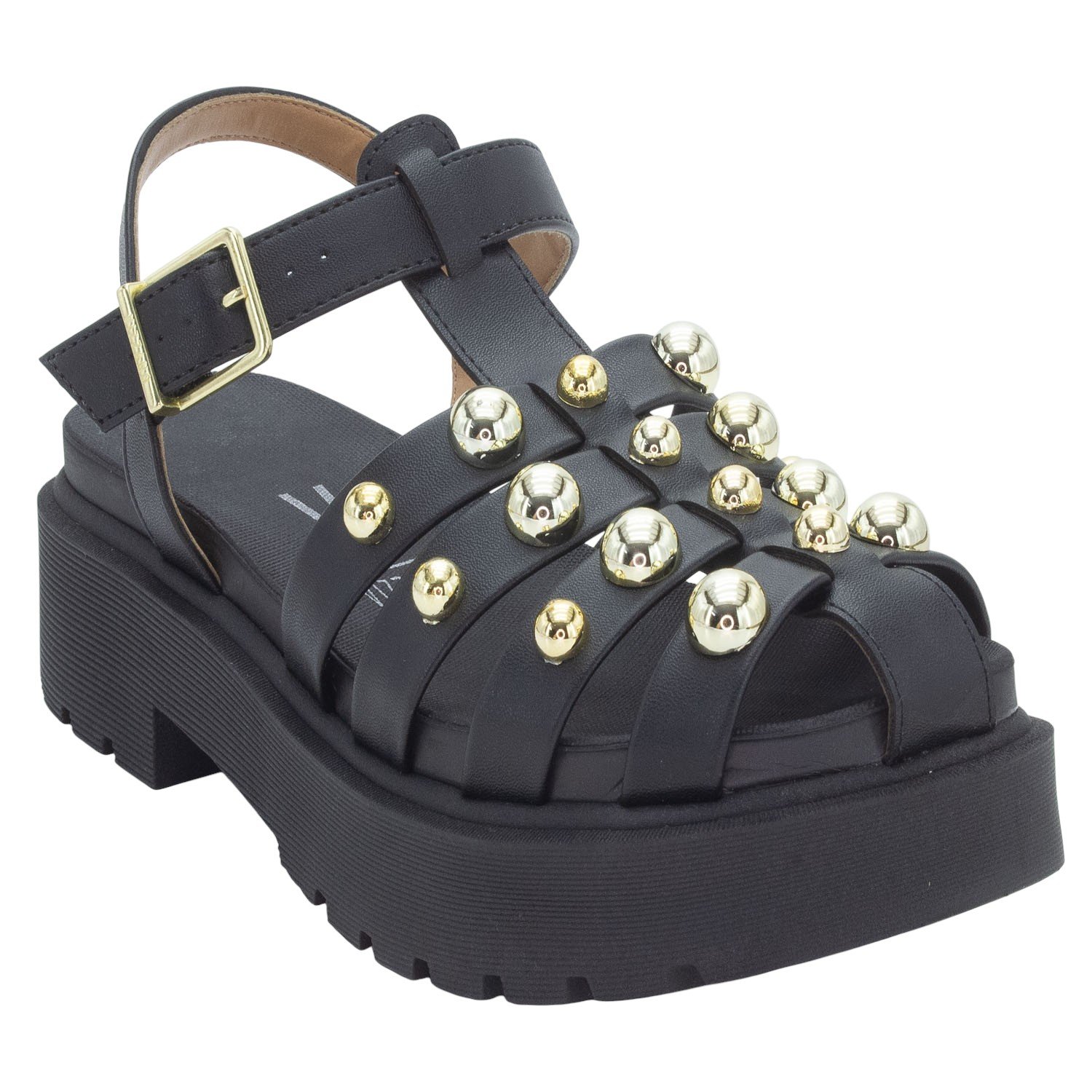 Sandália Feminina Vizzano 6499.128 - Preto Preto 2