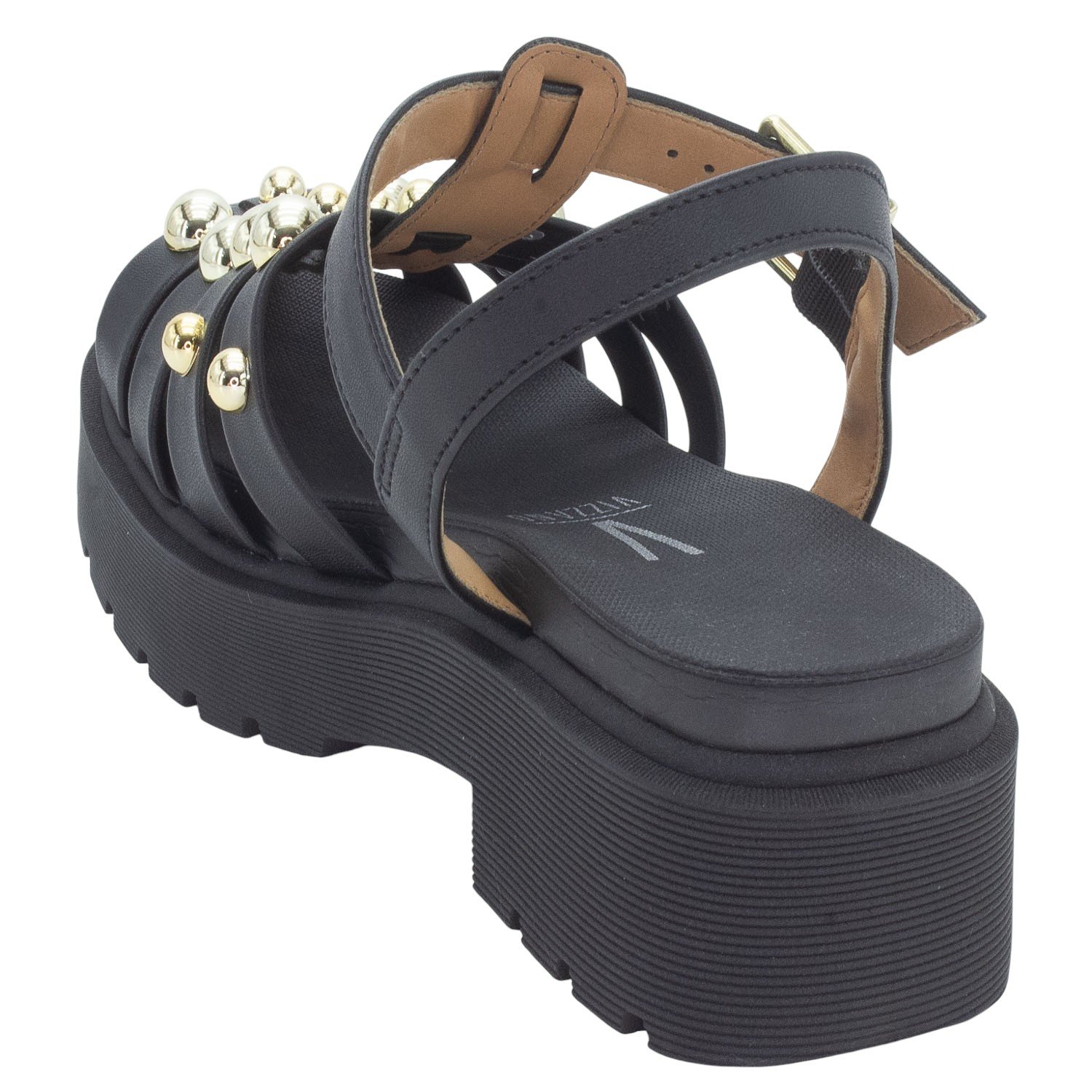 Sandália Feminina Vizzano 6499.128 - Preto Preto 3