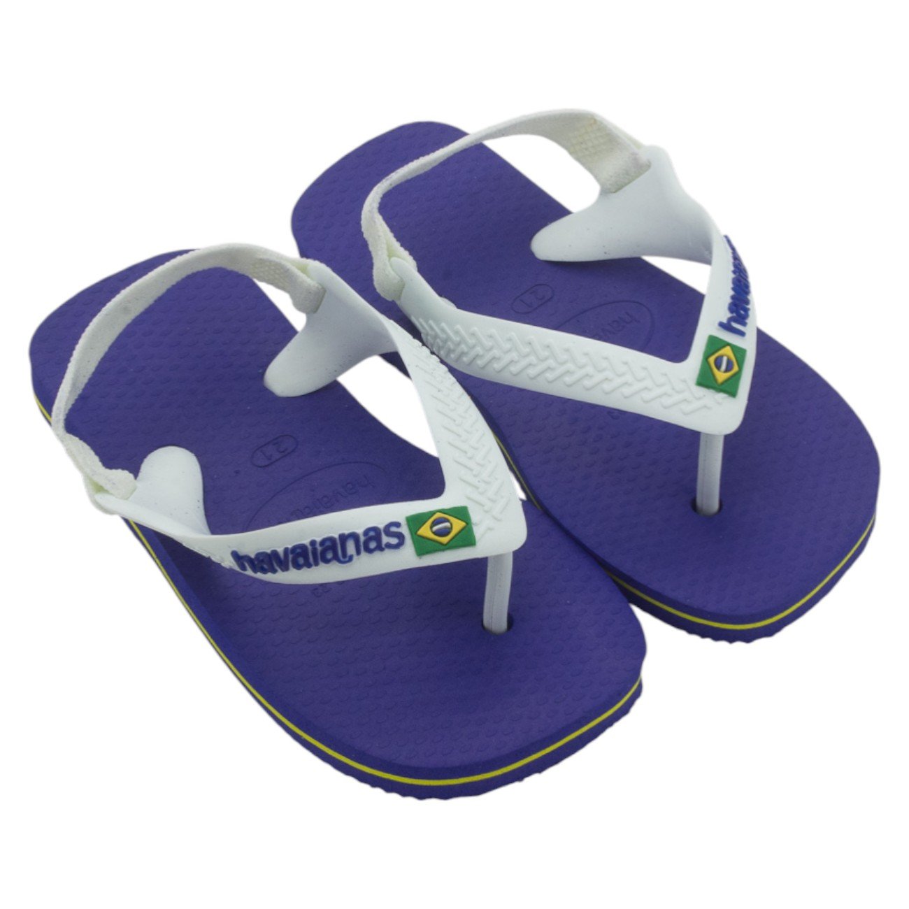 Sandália Infantil Havaianas Baby Bandeira Brasil - Azul