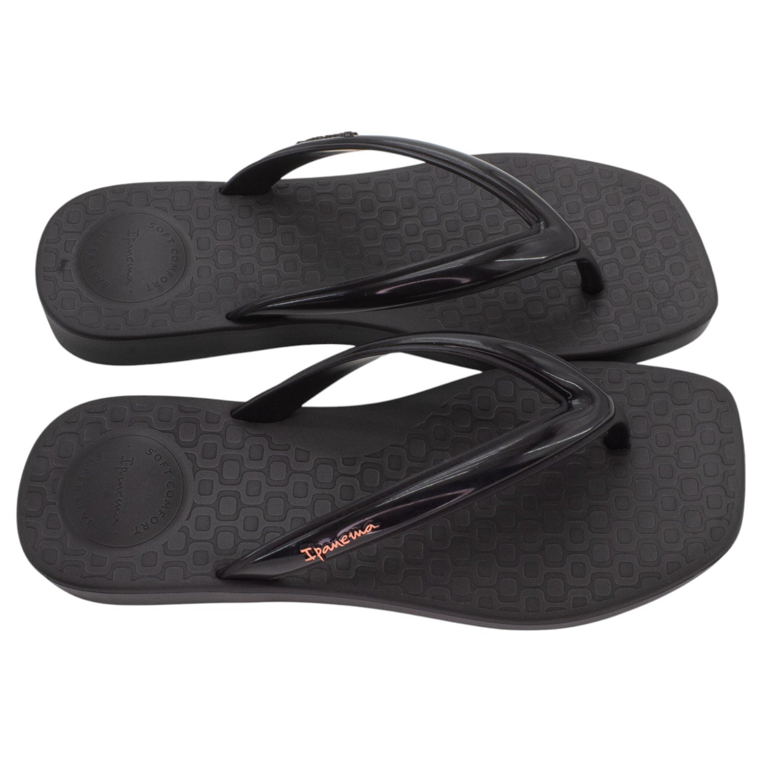 Chinelo Feminino Ipanema Pluma - Preto Preto 2