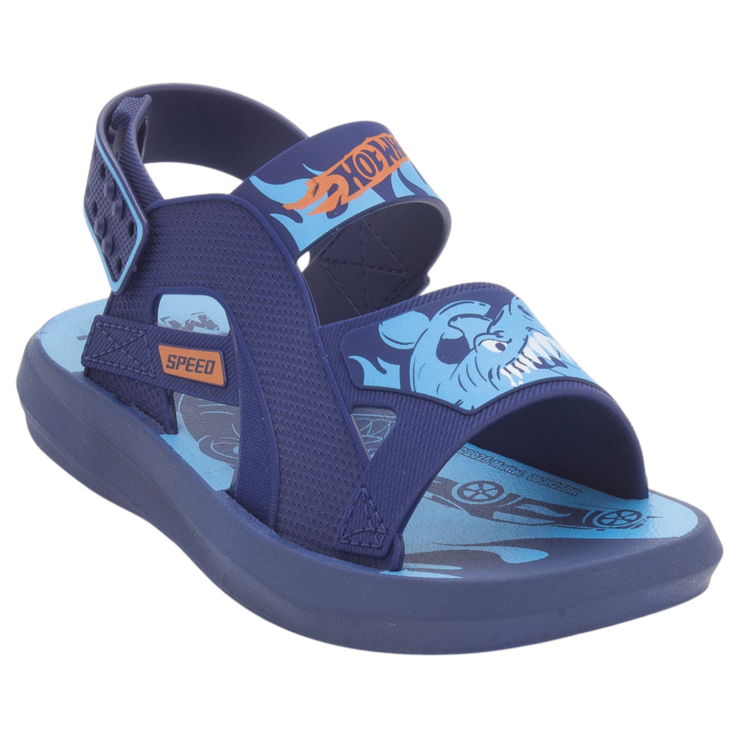 Sandália Infantil Menino Grendene Hot Wheels Shark Action - Azul Azul 3