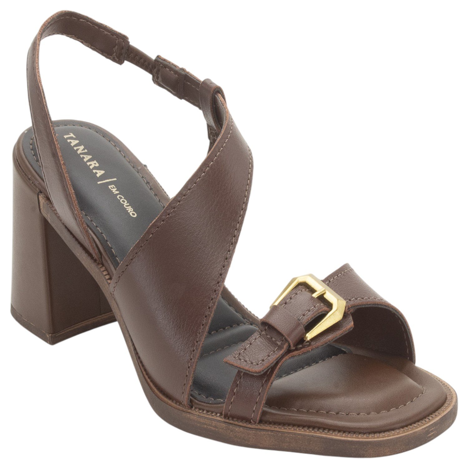 Sandália Feminina Tanara T9261 - Marrom Marrom 2