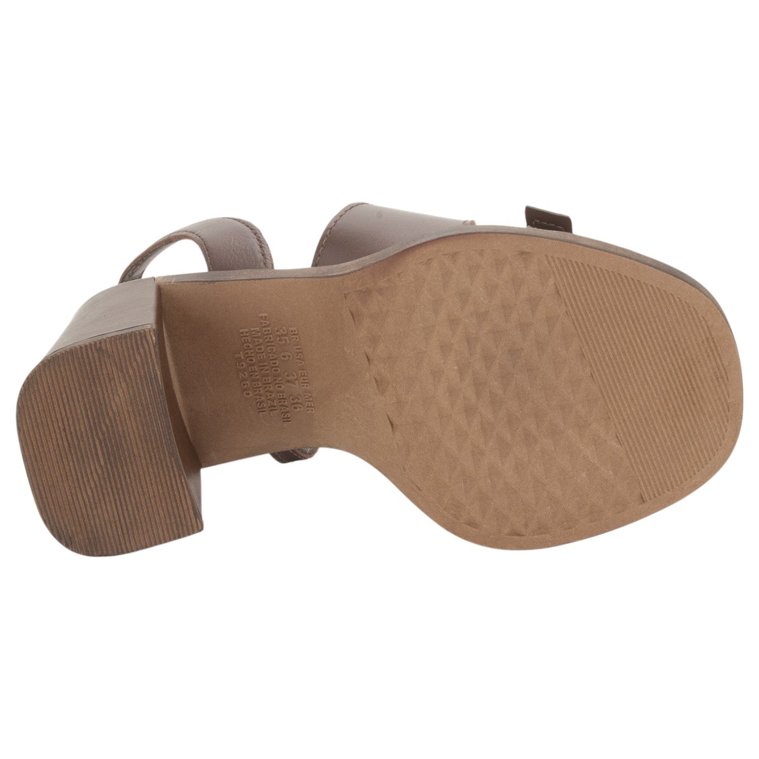 Sandália Feminina Tanara T9261 - Marrom Marrom 4