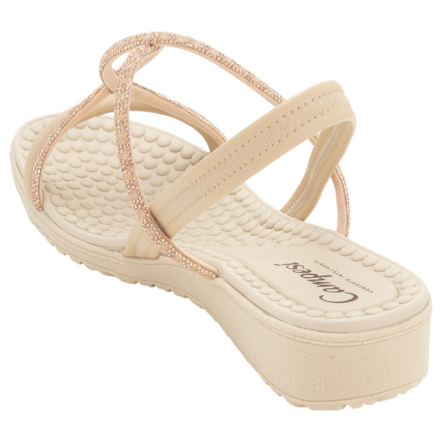 Sandália Feminina Campesí CP507 - Nude Bege 3