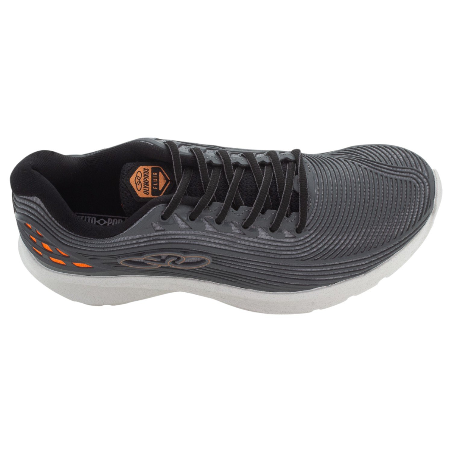 Tênis Masculino Olympikus Fluir - Cinza Cinza 5