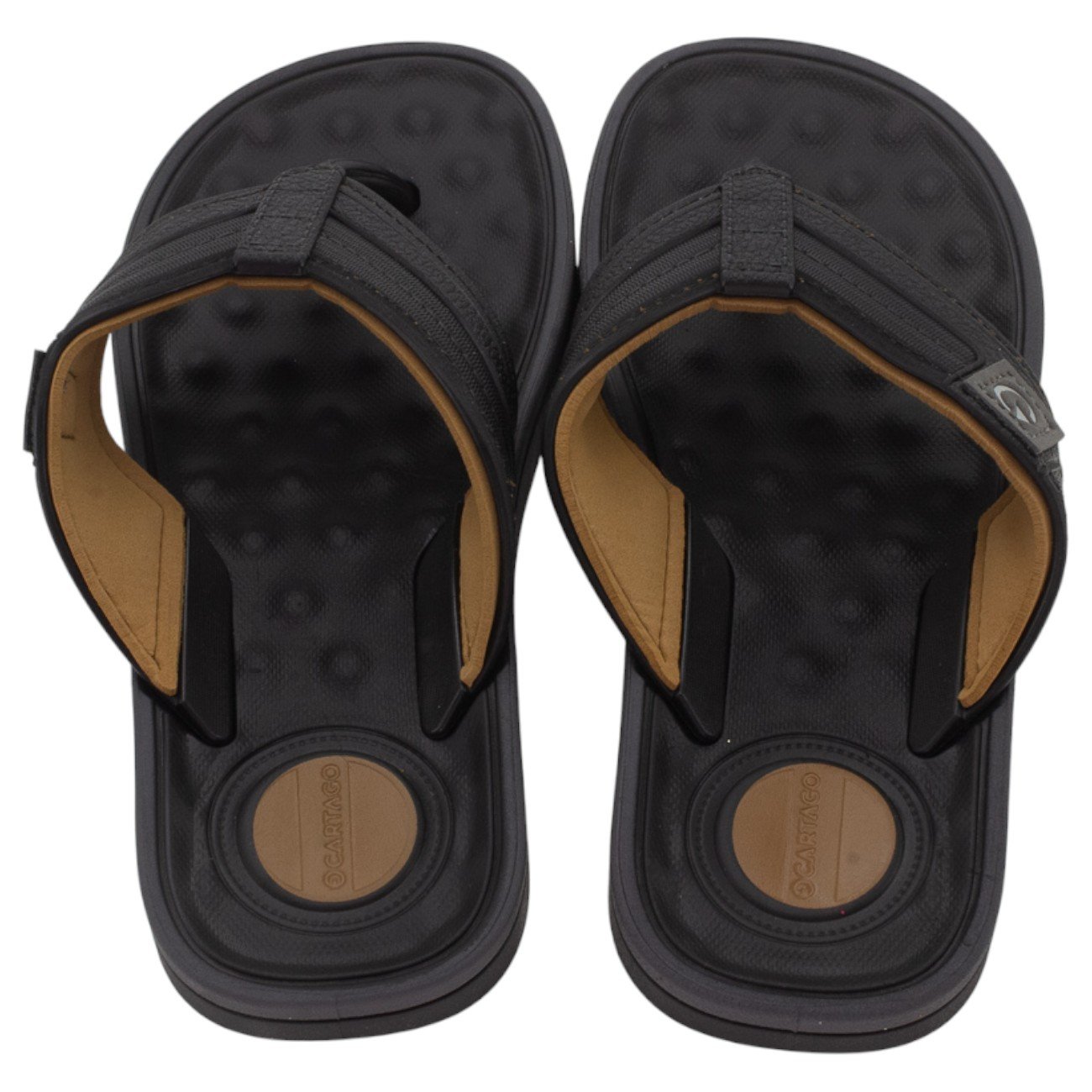 Chinelo Infantil Menino Cartago Alabama - Preto Preto 3