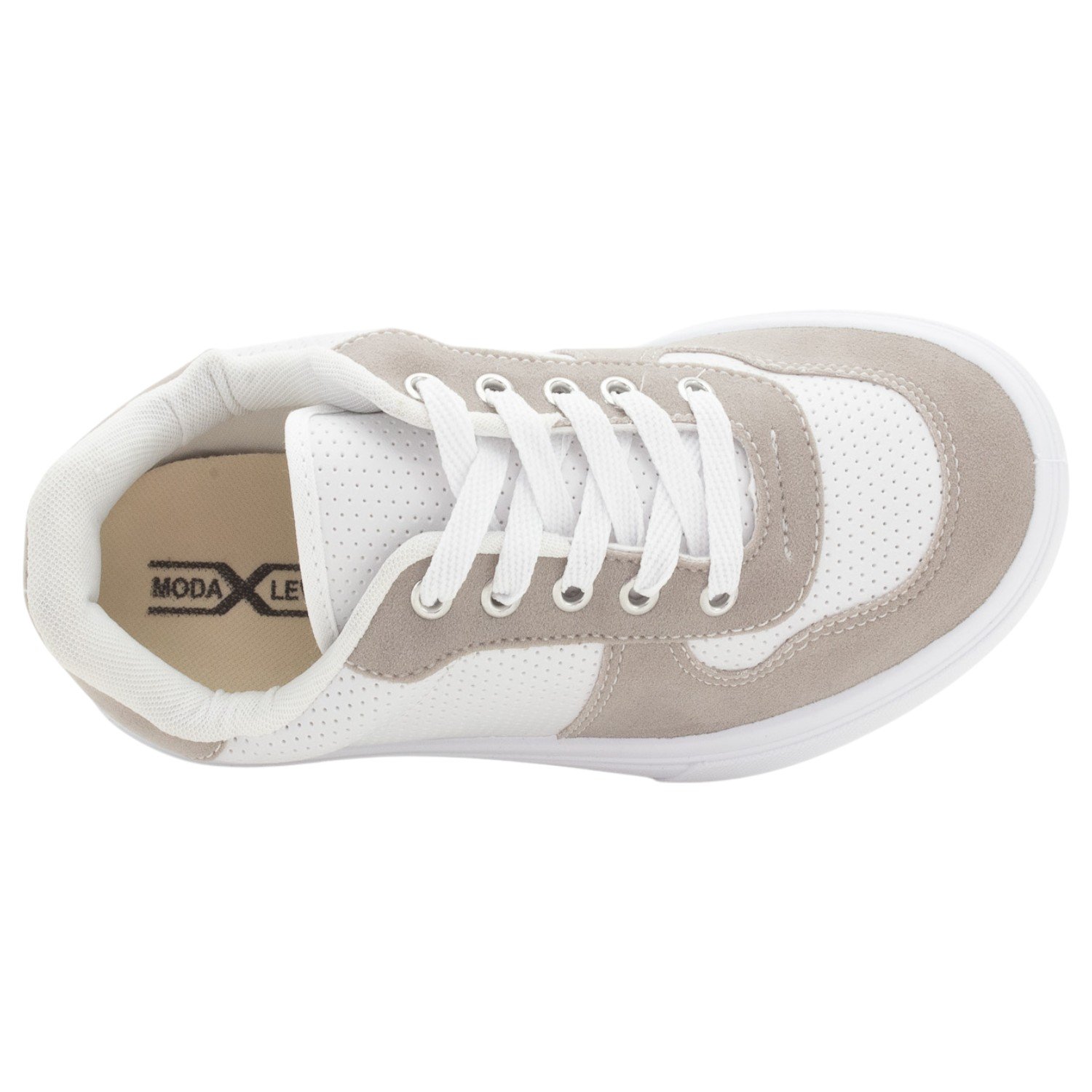 Tênis Feminino Moda Leve ML 02 - Branco Branco 5