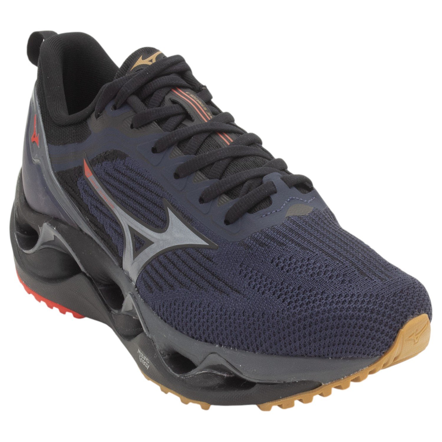 Tênis Masculino Mizuno Wave Stratos 3 - Azul Azul Marinho 2