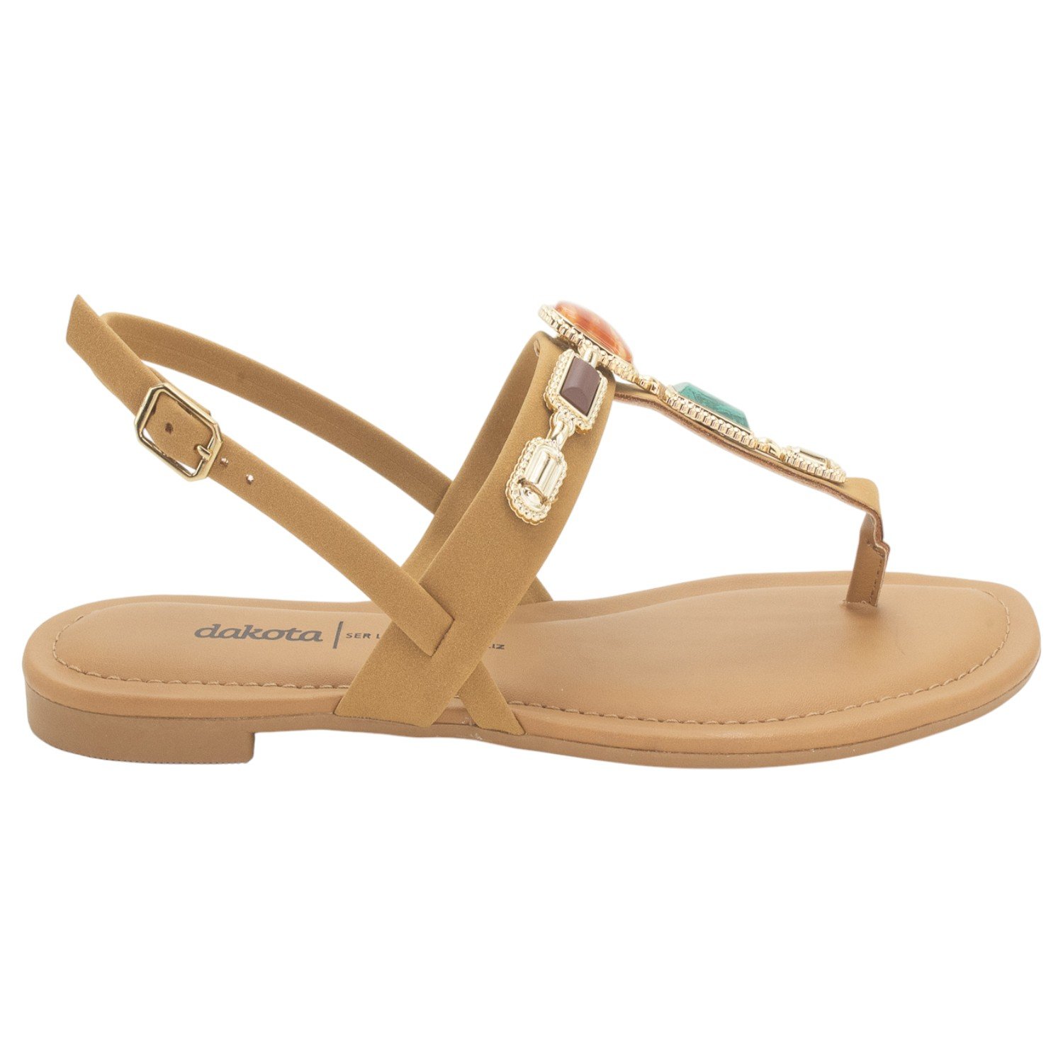 Sandália Feminina Dakota Y9571 - Marrom