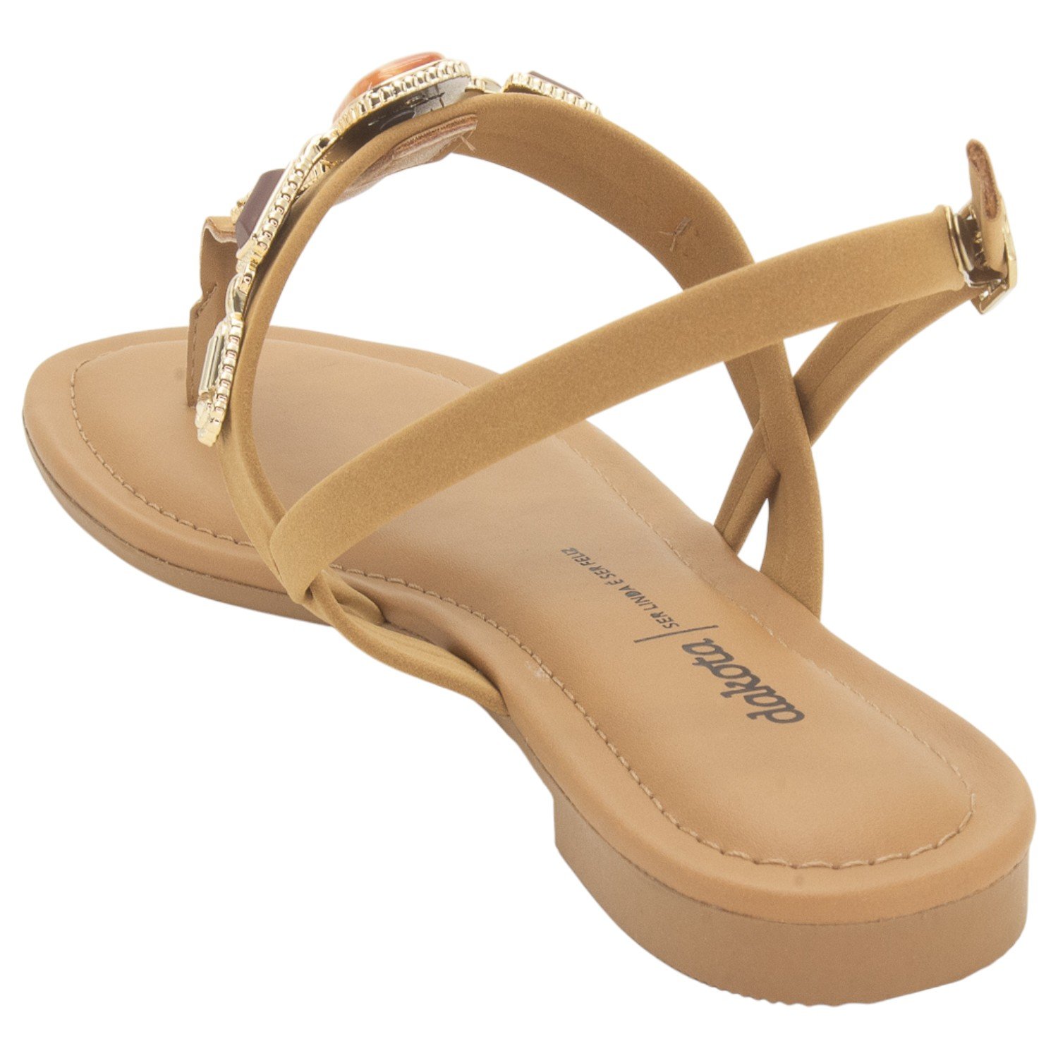 Sandália Feminina Dakota Y9571 - Marrom Marrom 3