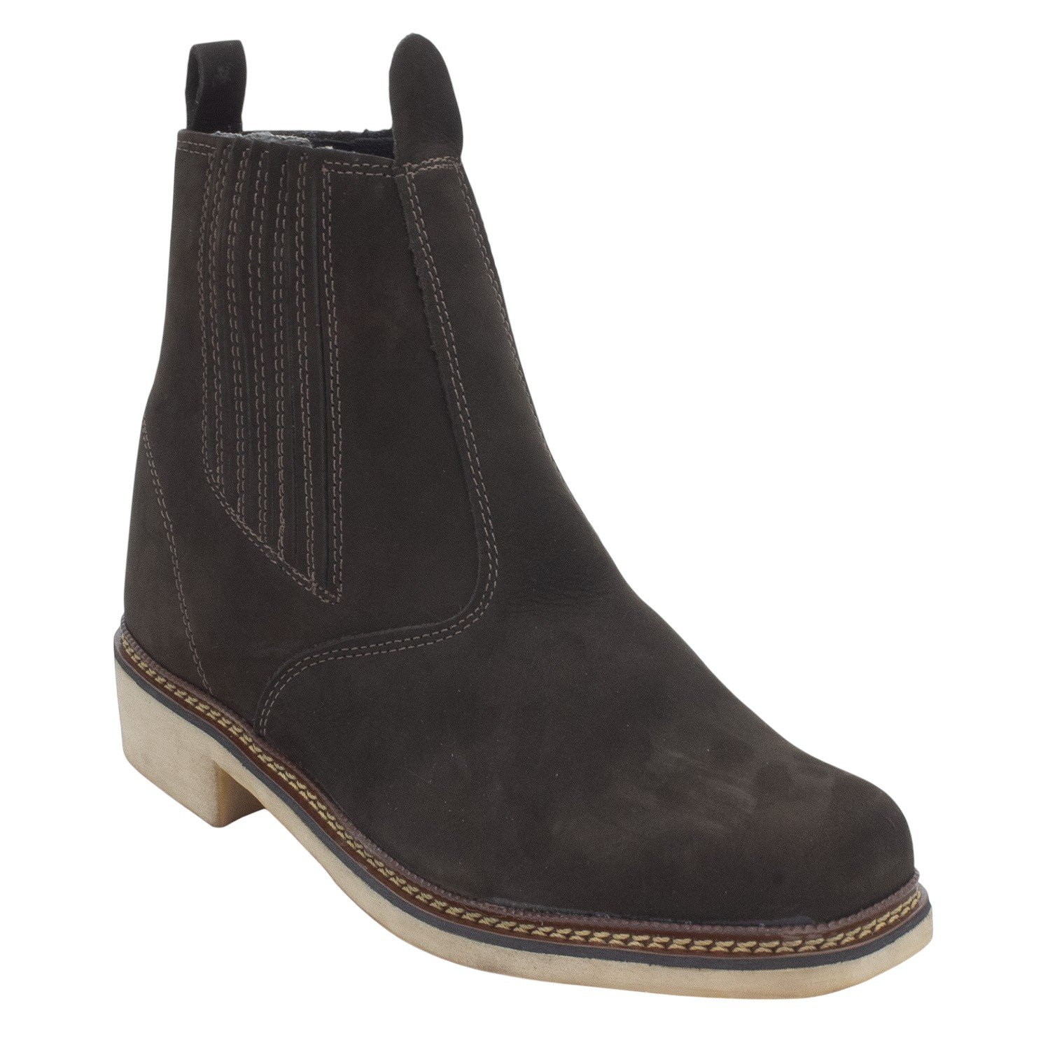 Bota Masculina Diniz 0200 - Marrom Escuro Marrom 2