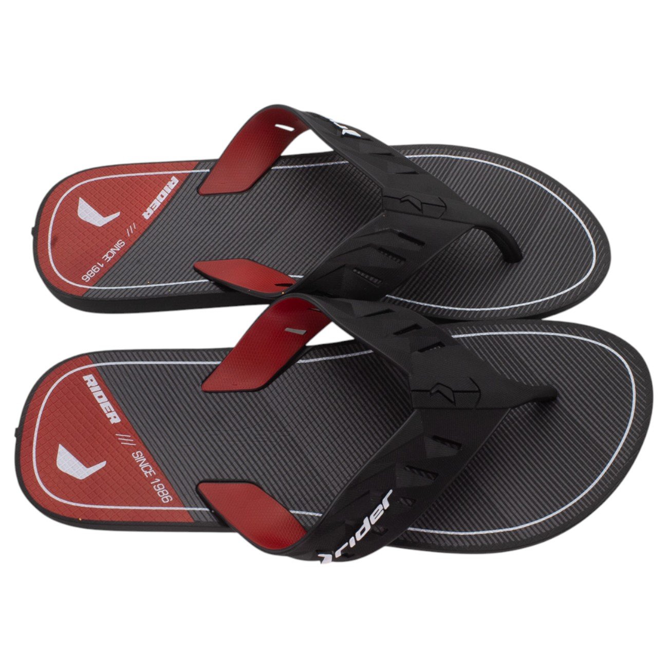 Chinelo Masculino Rider Street Duo - Preto Preto 2