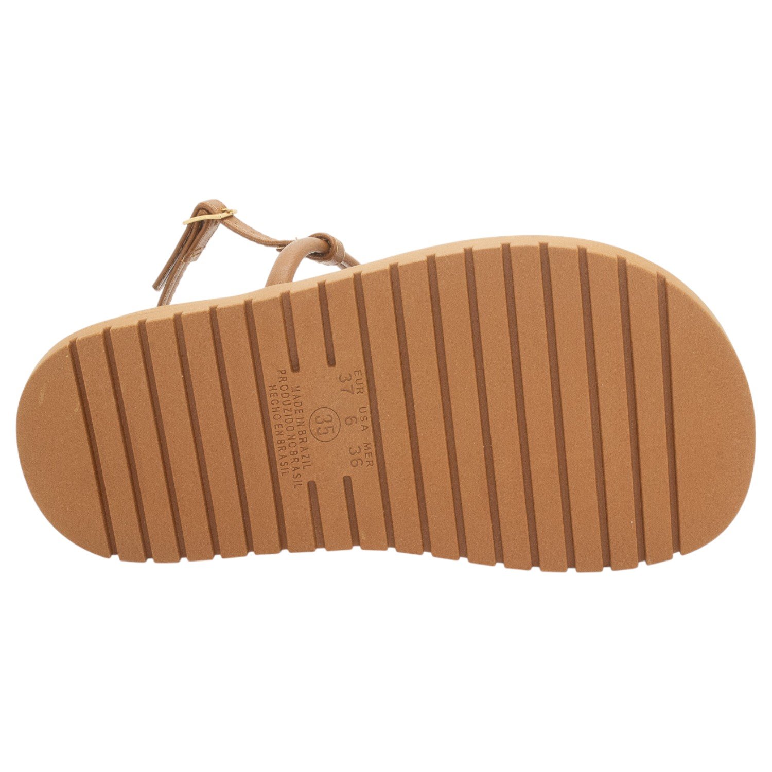 Sandália Feminina Sua Cia 8396.16158 - Marrom Marrom 4