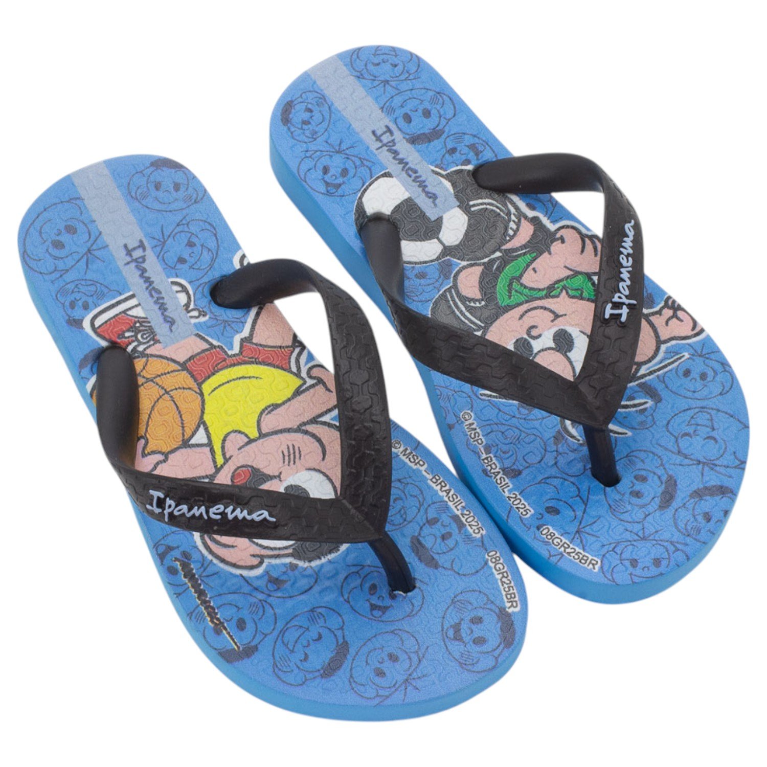 Chinelo Infantil Menino Ipanema Turma Da Mônica - Azul