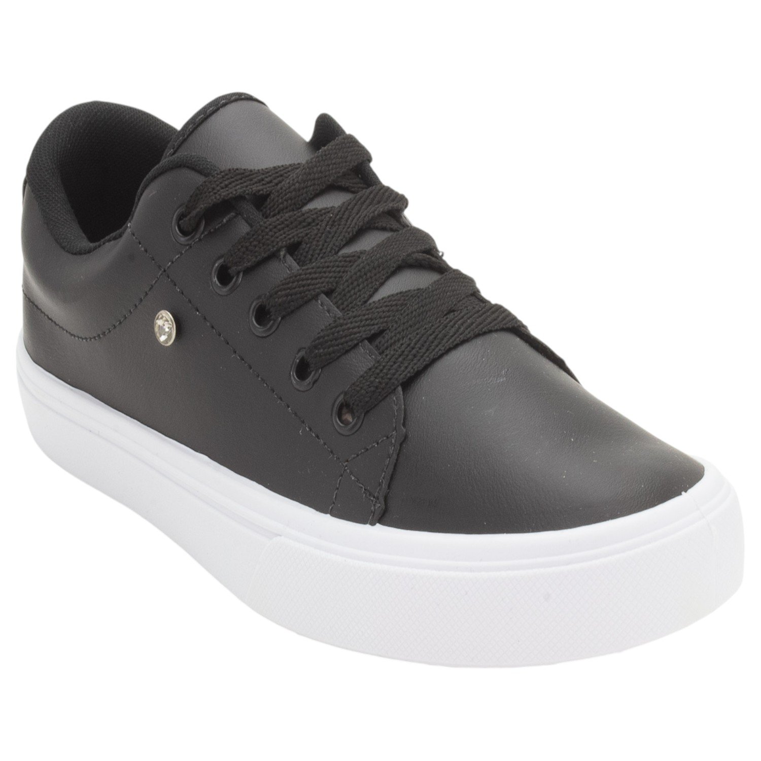 Tênis Feminino Moda Leve 700 - Preto Preto 2