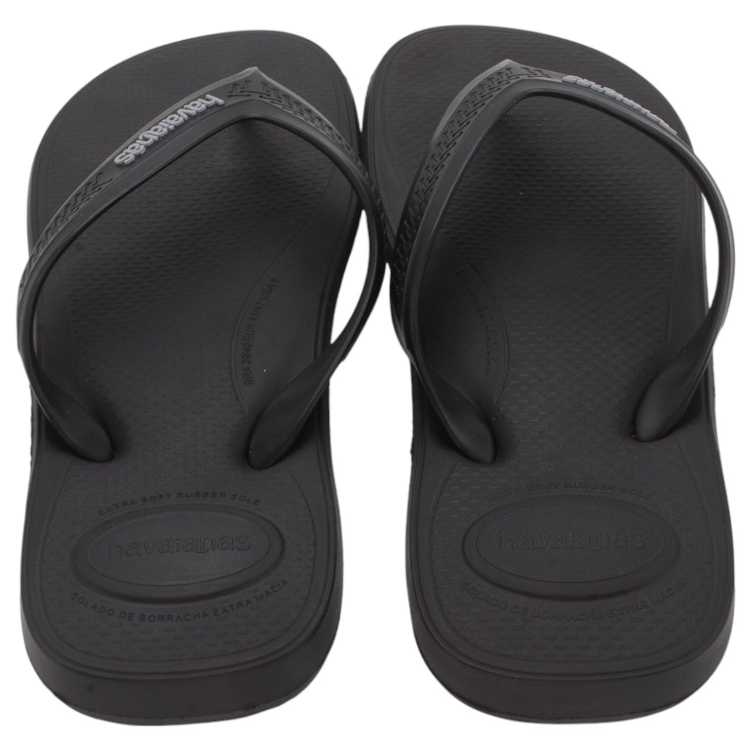 Chinelo Masculino Havaianas Top Max Comfort - Preto Preto 3