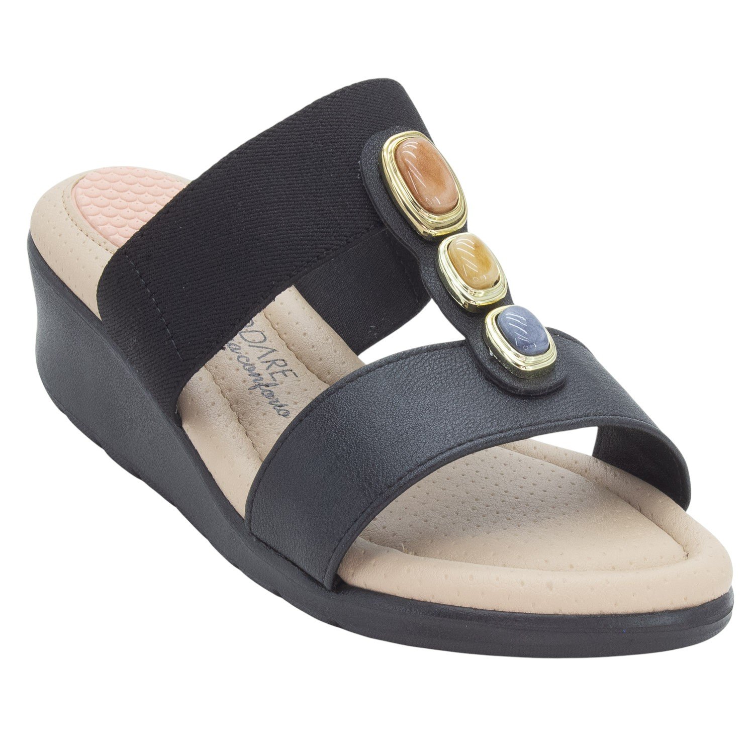 Tamanco Feminino Modare 7190.107 - Preto Preto 2