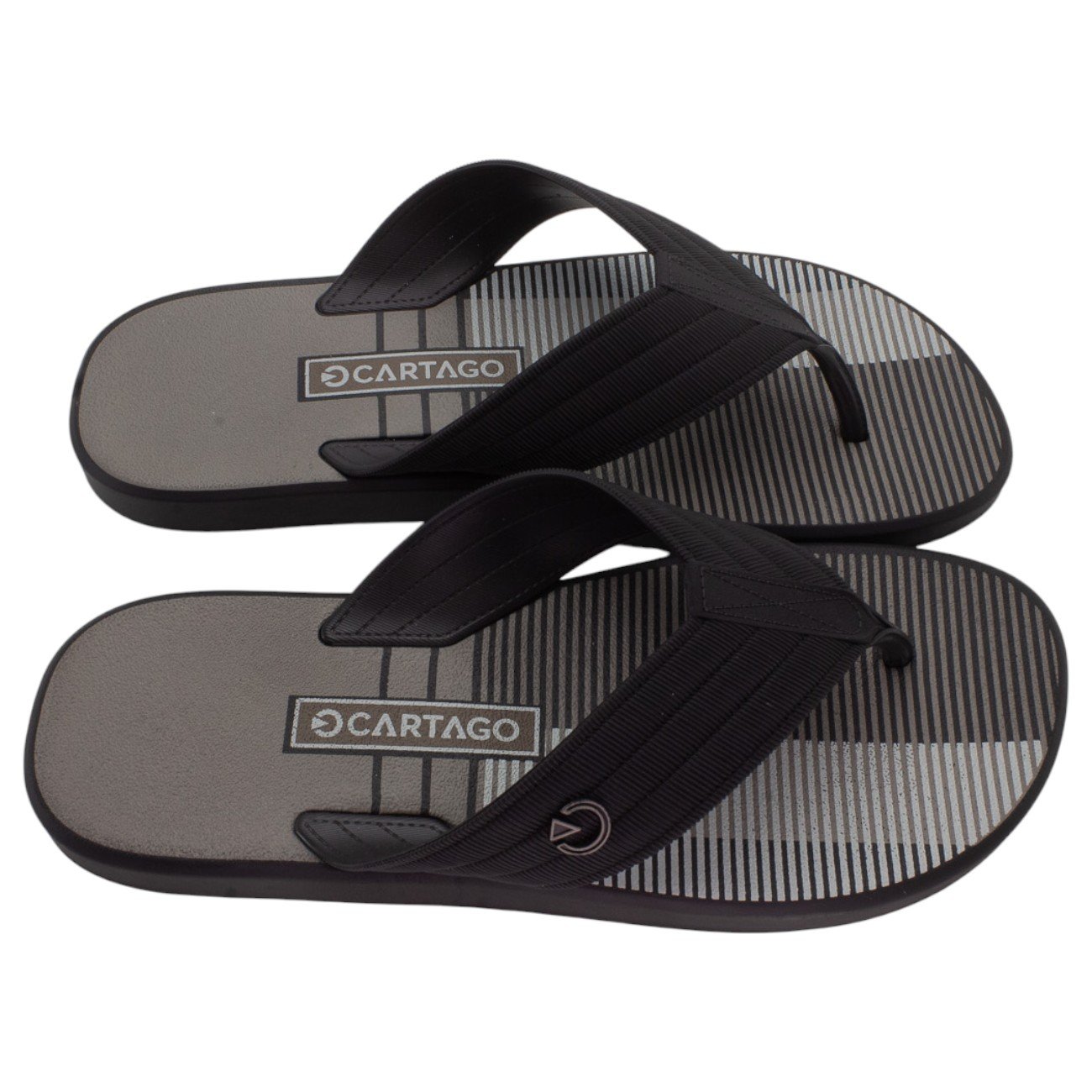 Chinelo Masculino Cartago Montreal - Preto Preto 2