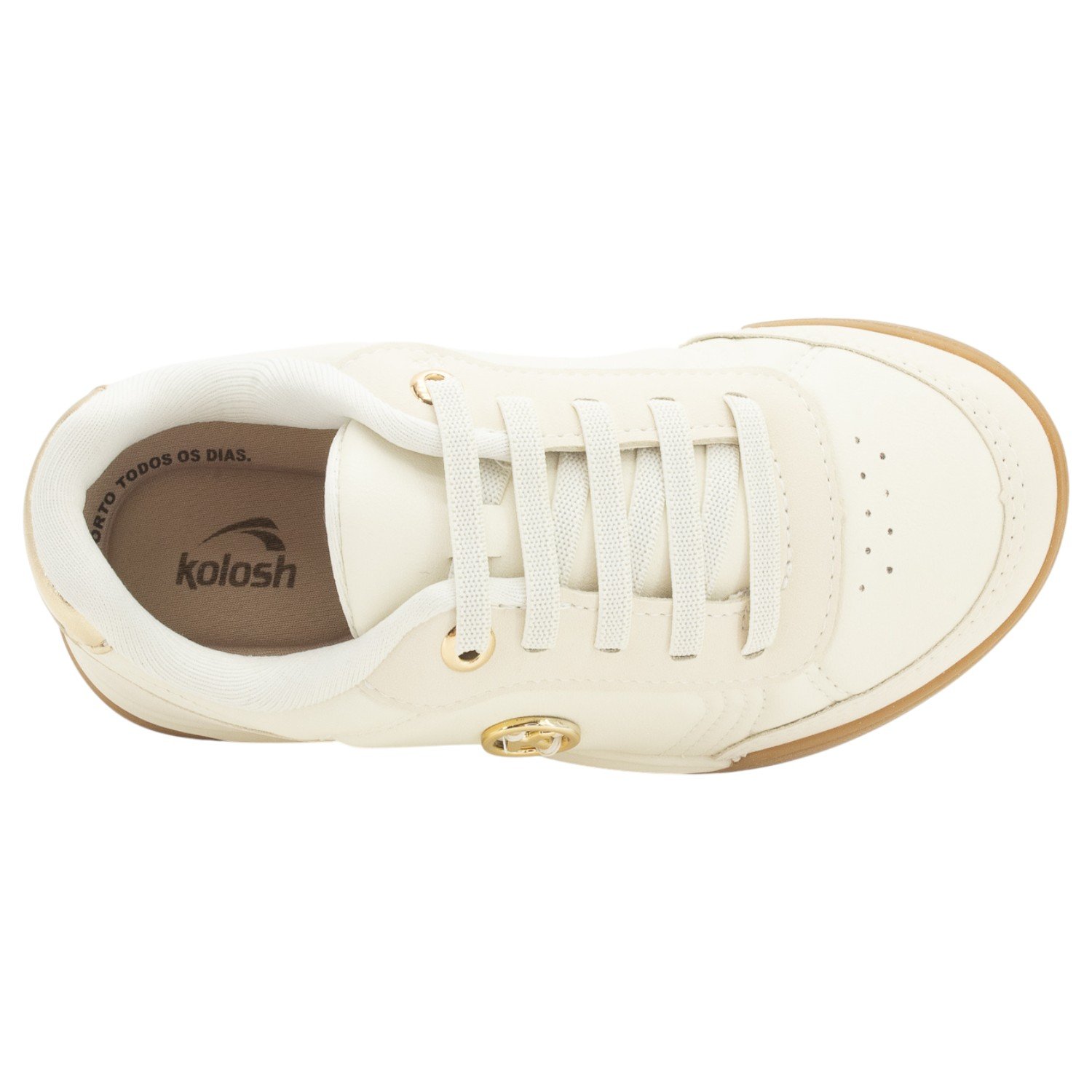 Tênis Feminino Kolosh C4085 - Creme Bege 5