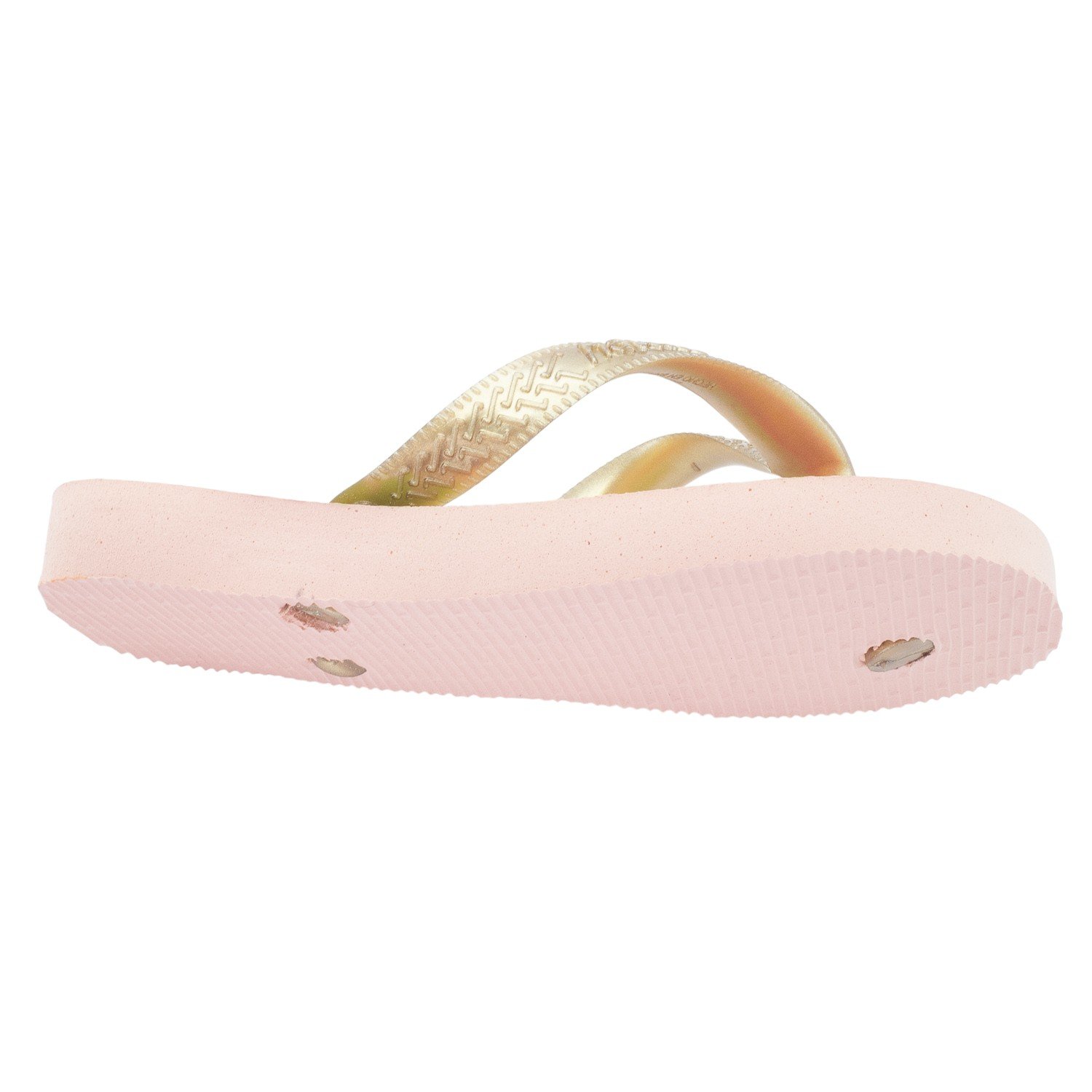 Chinelo Infantil Menina Havaianas Kids Flores - Rosa Dourado 4
