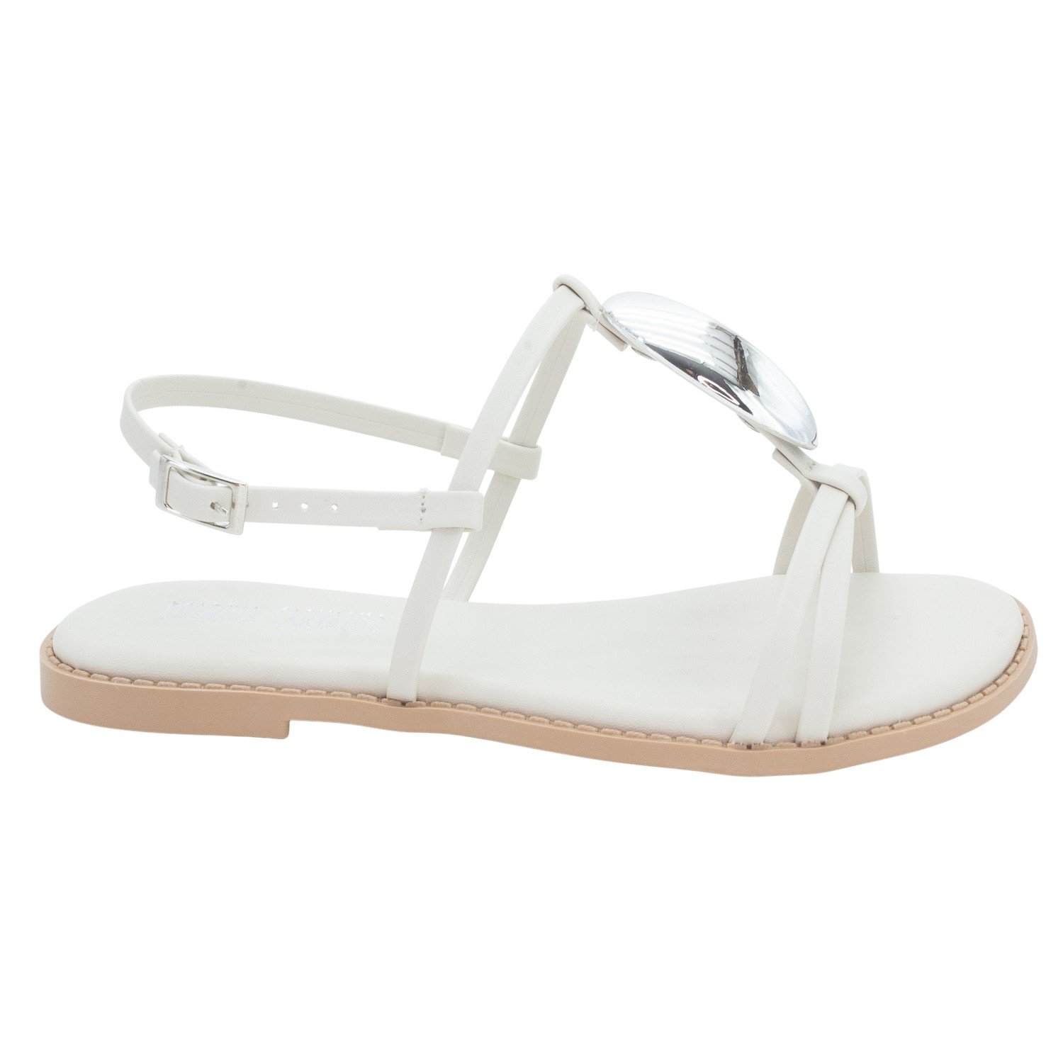 Sandália Feminina Marina Carvalho 1753 - Off White