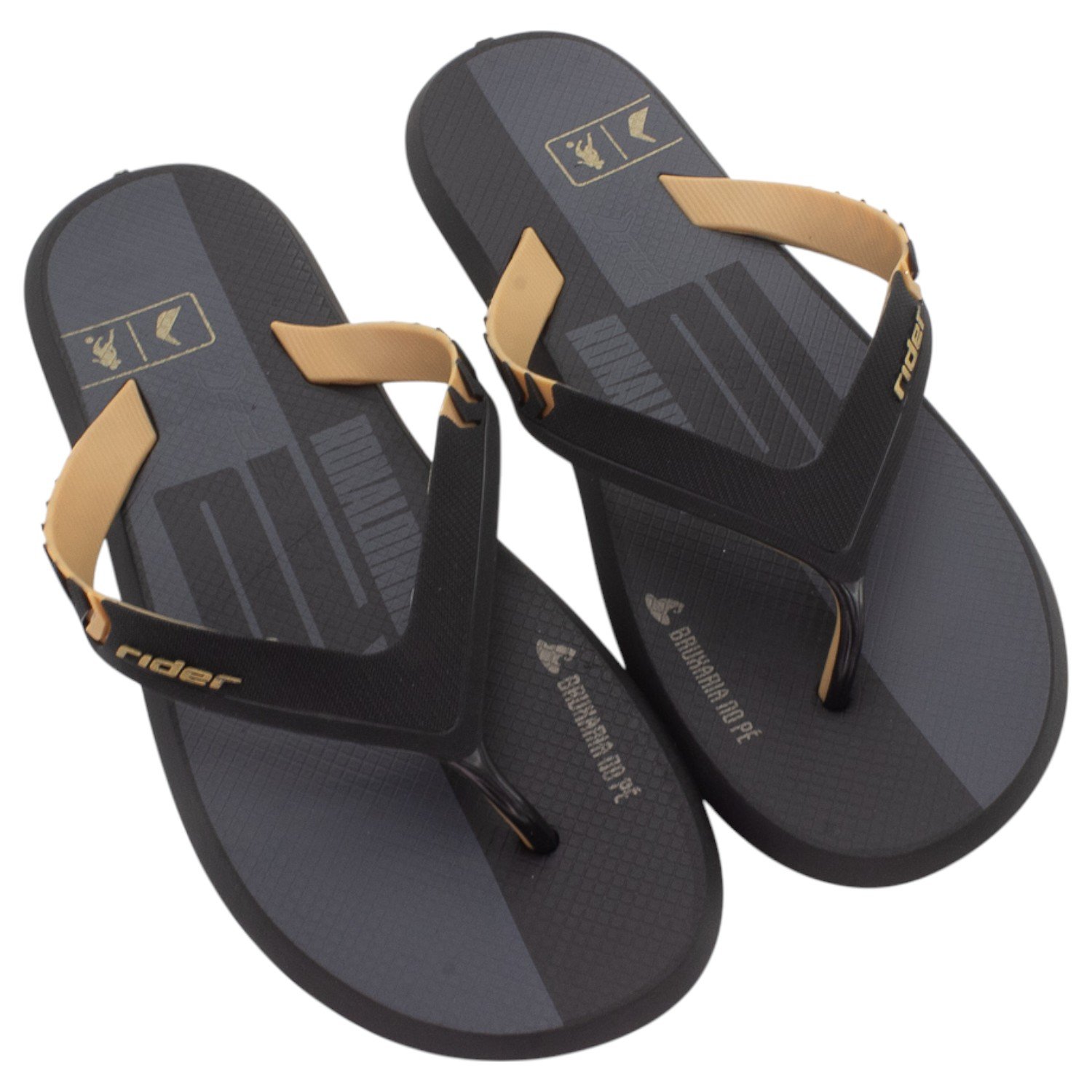 Chinelo Masculino Rider R1 Prime R10 - Preto
