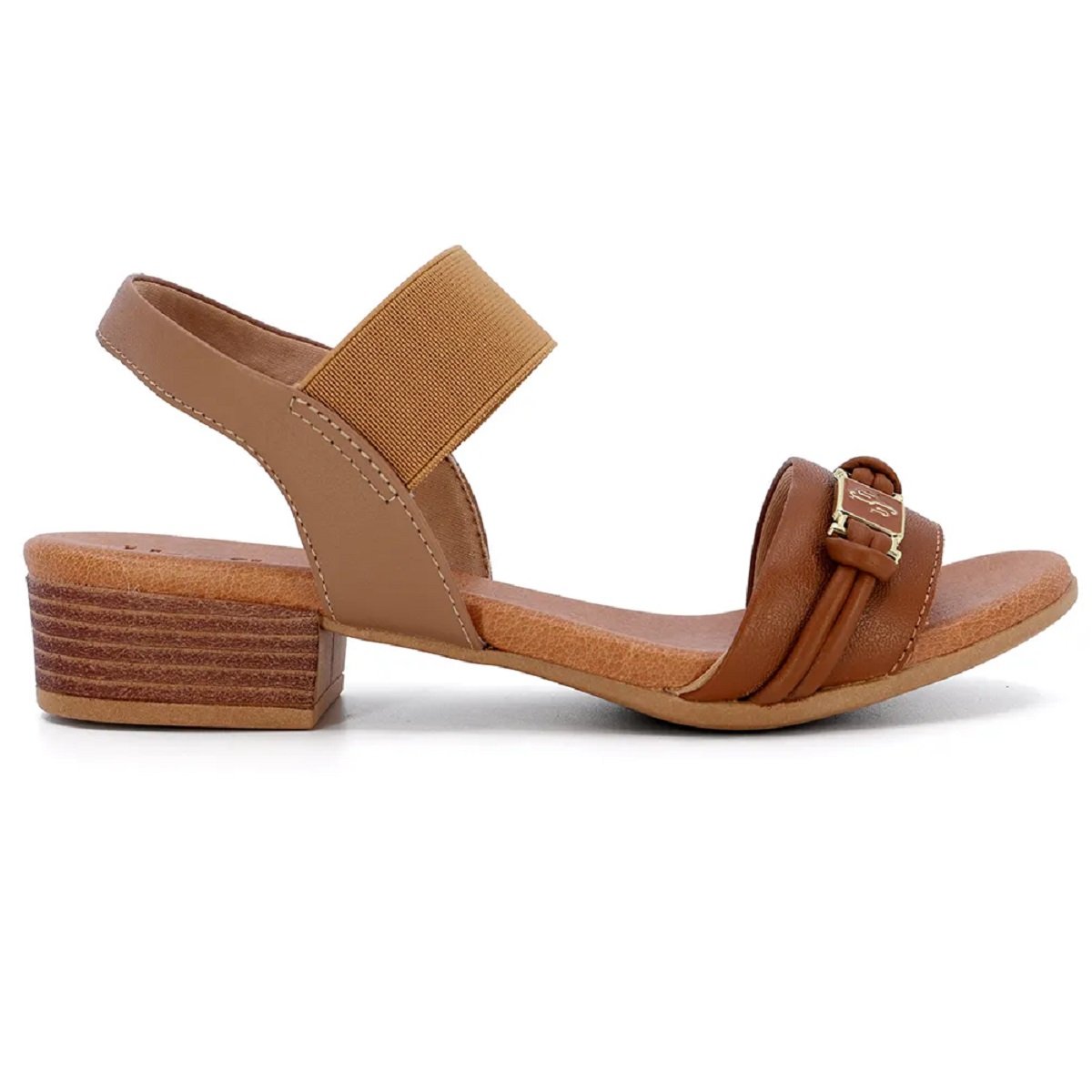 Sandália Usaflex Salto Baixo 3,5cm - Elegância e Conforto