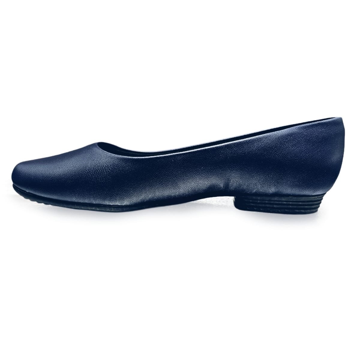 Sapatilha Piccadilly Básica Salto Baixo Conforto Elegância Azul 4