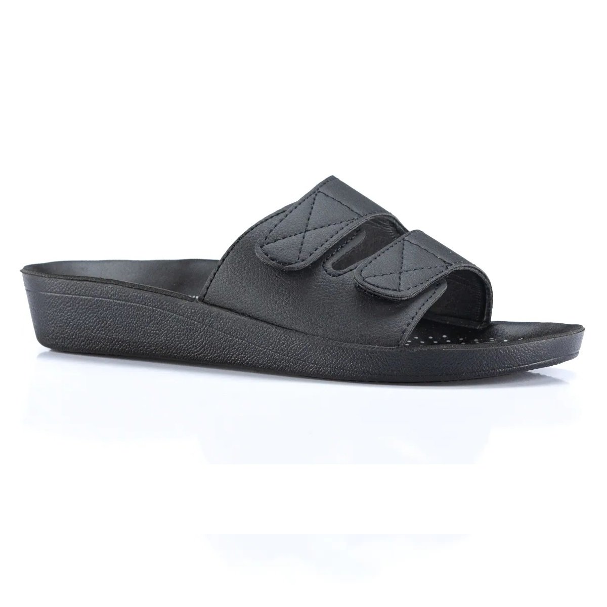 Chinelo Ortopédico Feminino Ajustável Ultra Confortavel Preto 2