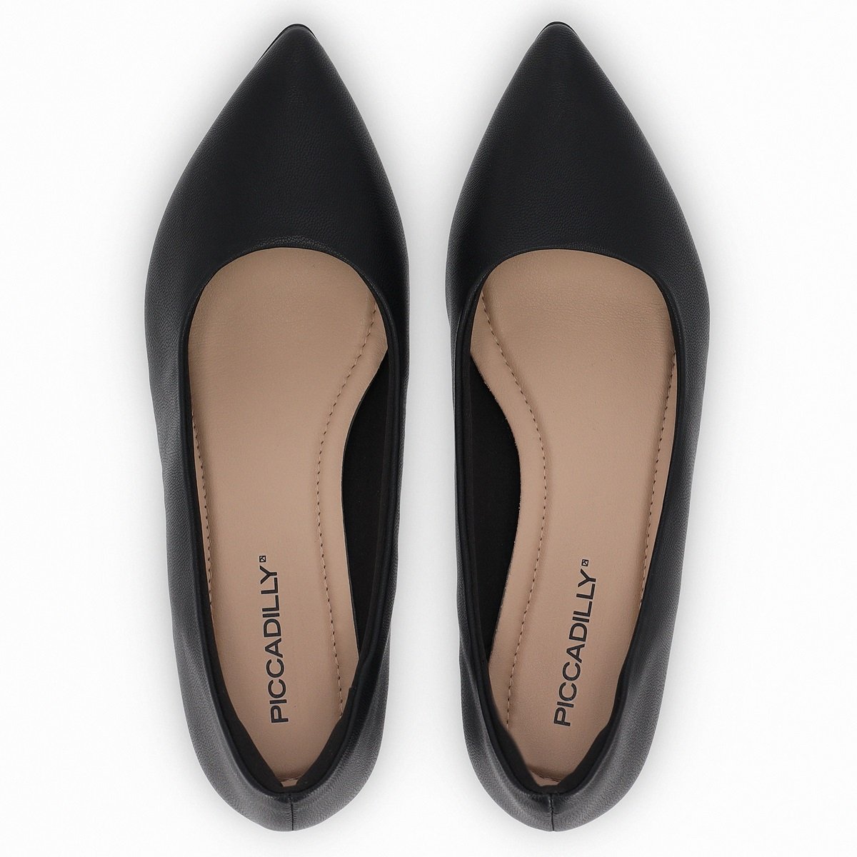 Sapato Piccadilly Taci Salto Médio Ideal Uniforme Elegânte Preto 4