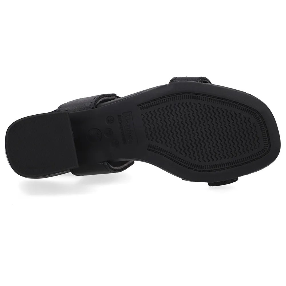 Sandália Usaflex Bico Quadrado Conforto Calce Fácil e Estilo Preto 5