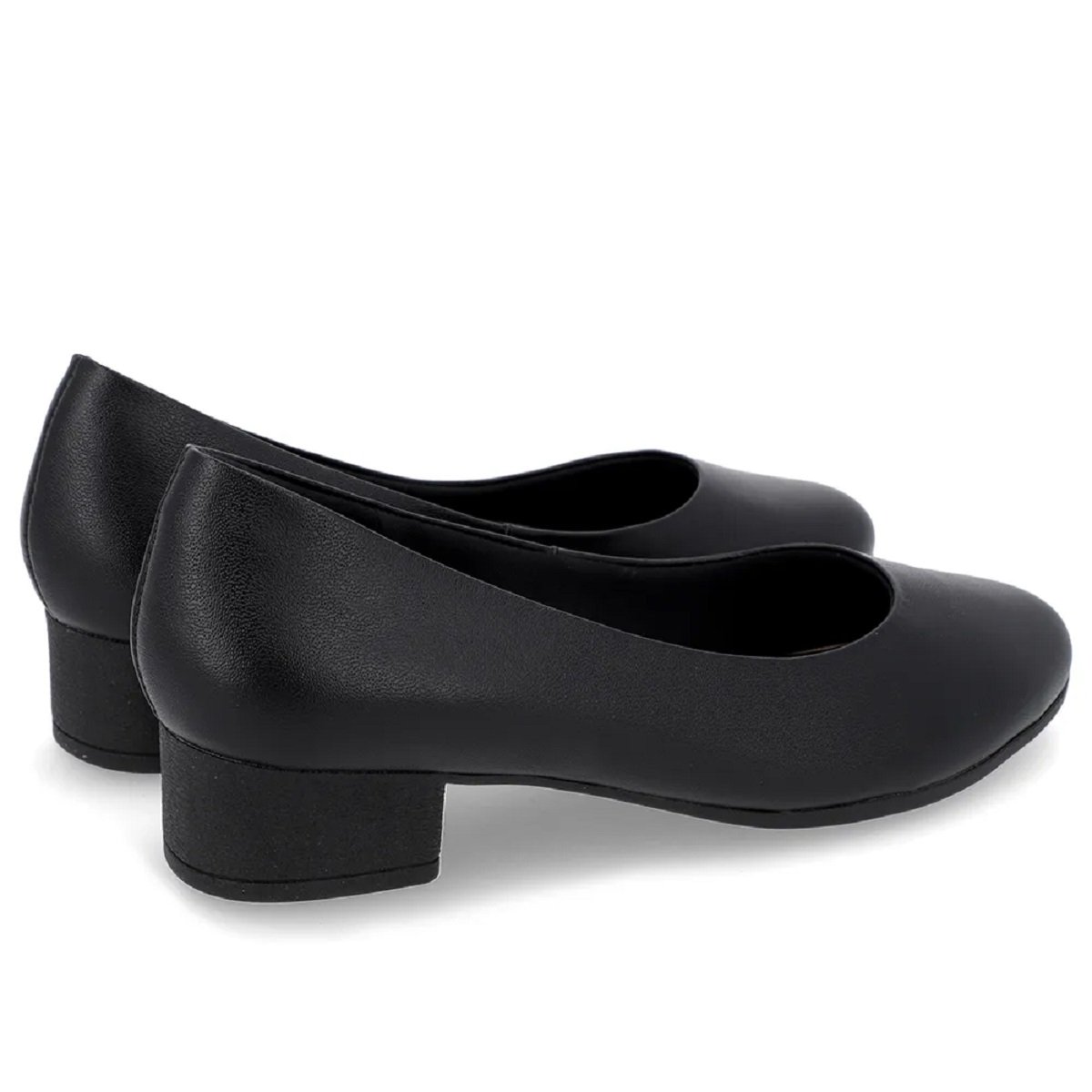 Sapato Scarpin Usaflex Salto Baixo ? Conforto e Sofisticação Preto 4