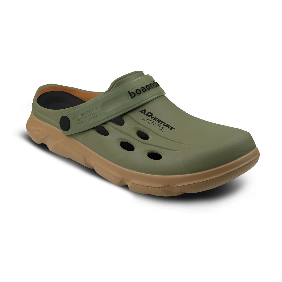 Sandália Ortopédica Boaonda Adventure Super Leve ? Conforto Verde/Bege 2