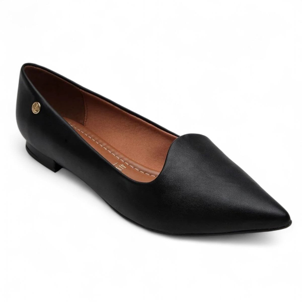 Sapatilha Vizzano Bico Fino Conforto Elegância Para Seus Pés Preto 2