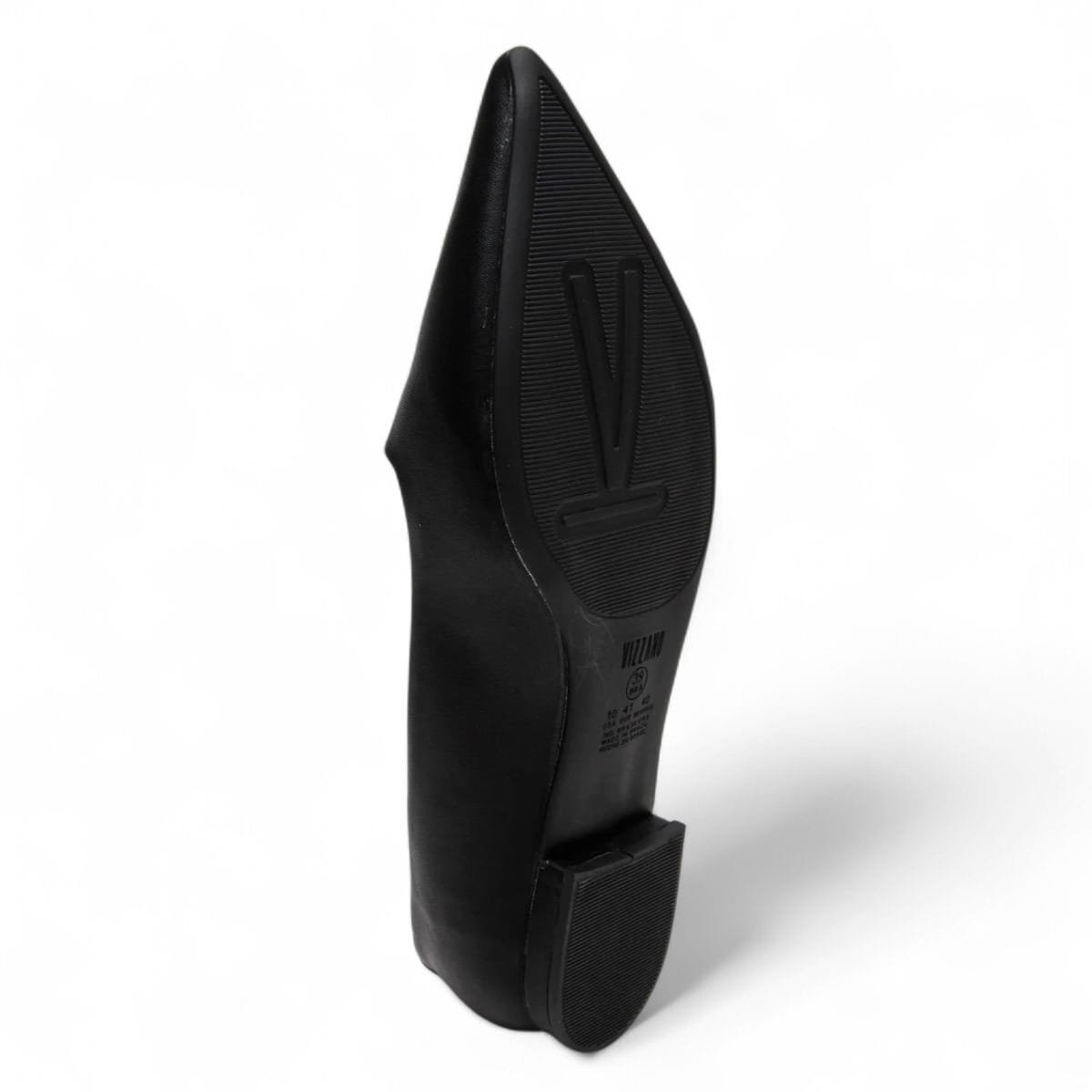 Sapatilha Vizzano Bico Fino Conforto Elegância Para Seus Pés Preto 6