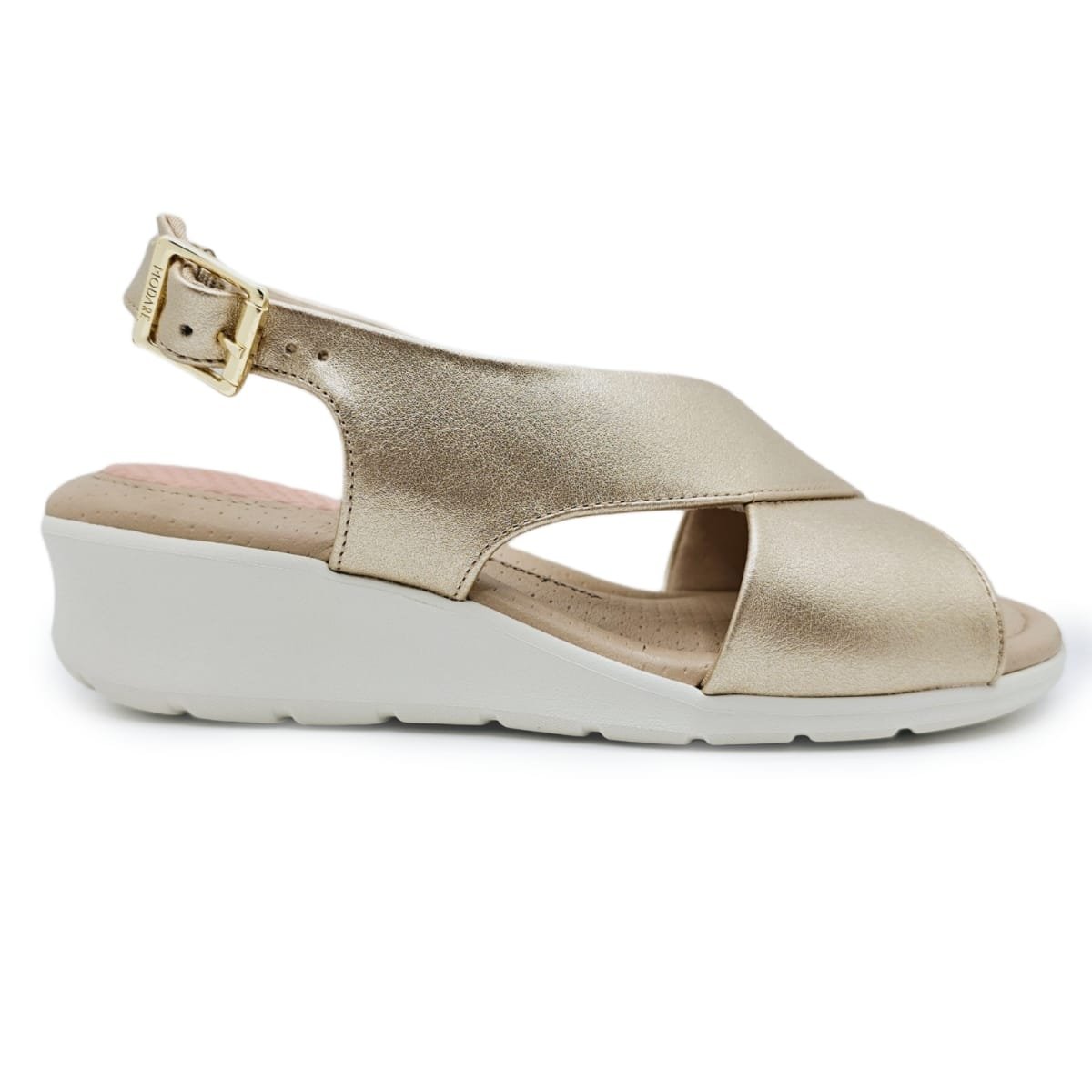 Sandália Anabela Cruzada Modare Super Leve com Amortecedor