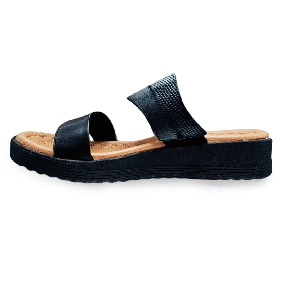 Tamanco Usaflex Plataforma Palmilha Massageadora Conforto Preto 4